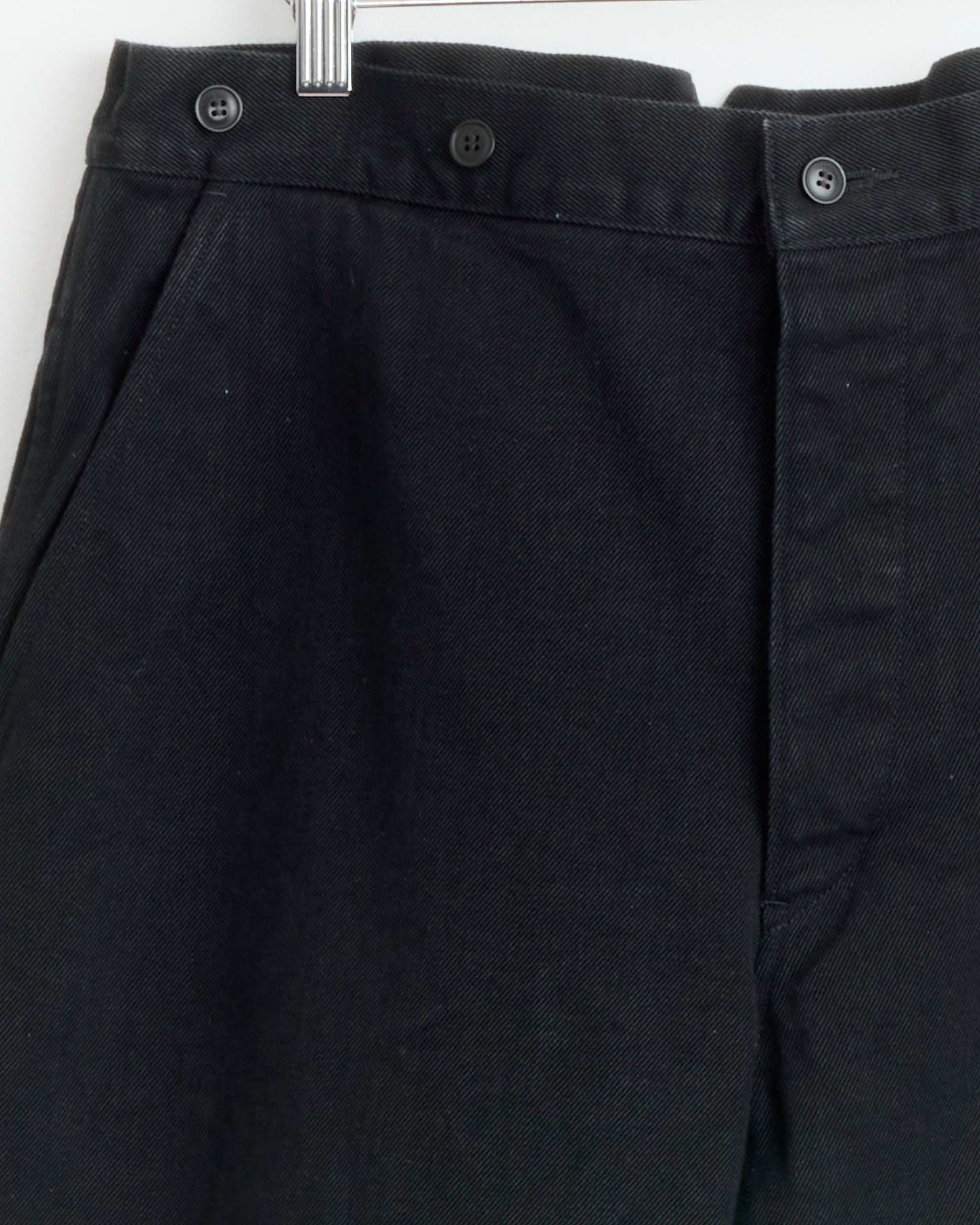 Denim Over Pant in Black