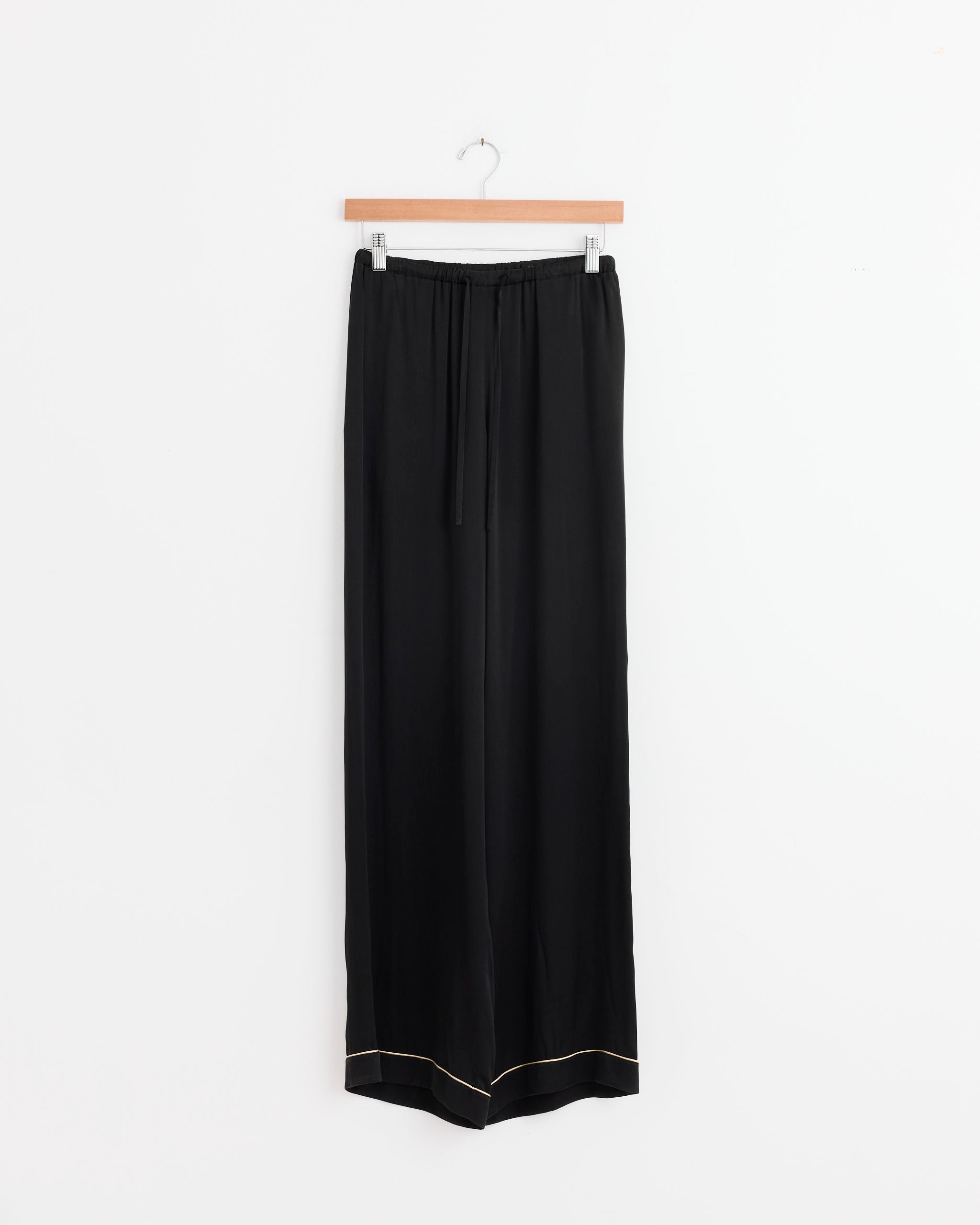 Comoli Silk Pajama Pant Black - Black / 1 (275918)