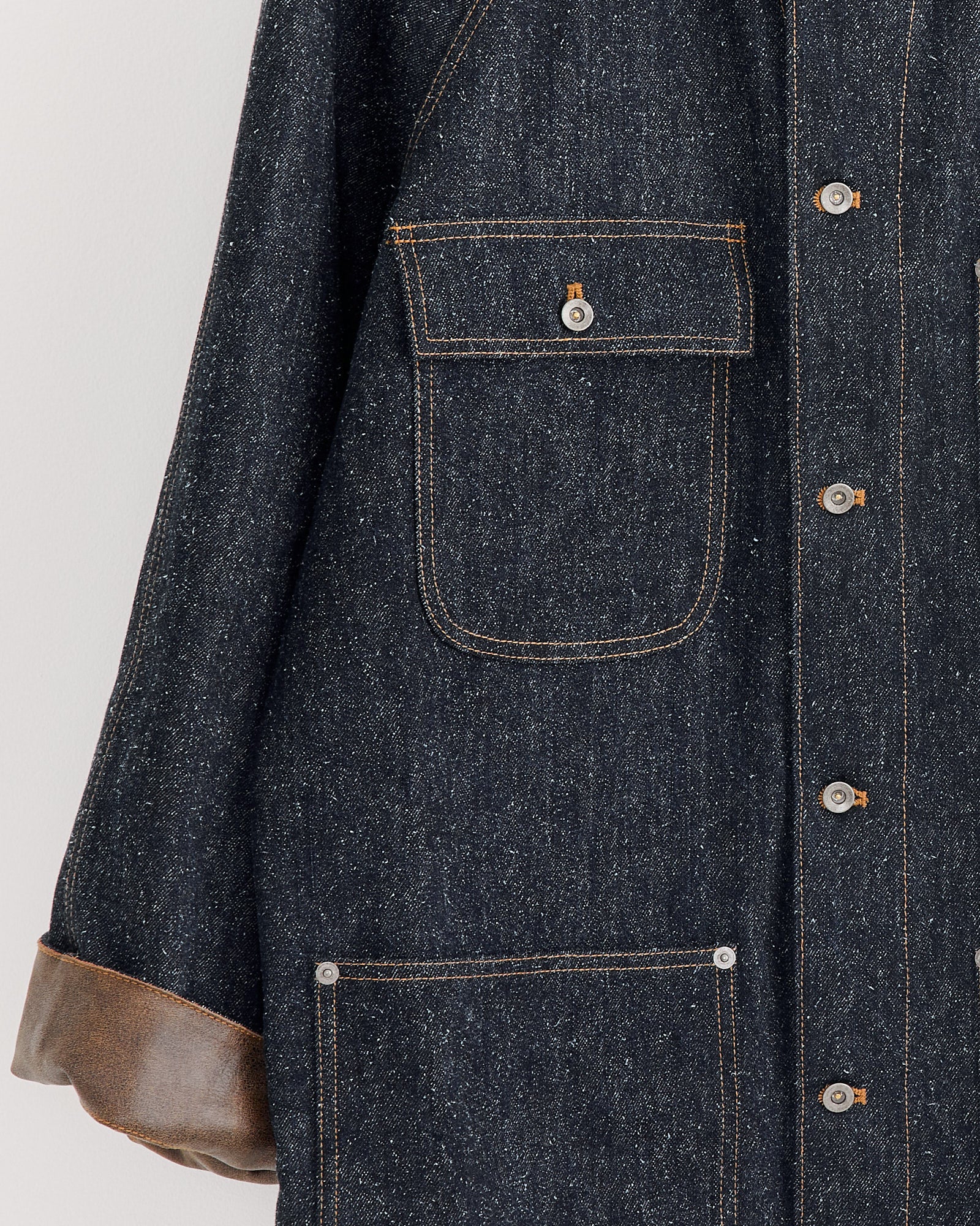 Cale Cotton Silk Denim Jacket Blue - Blue / 4 (275936)