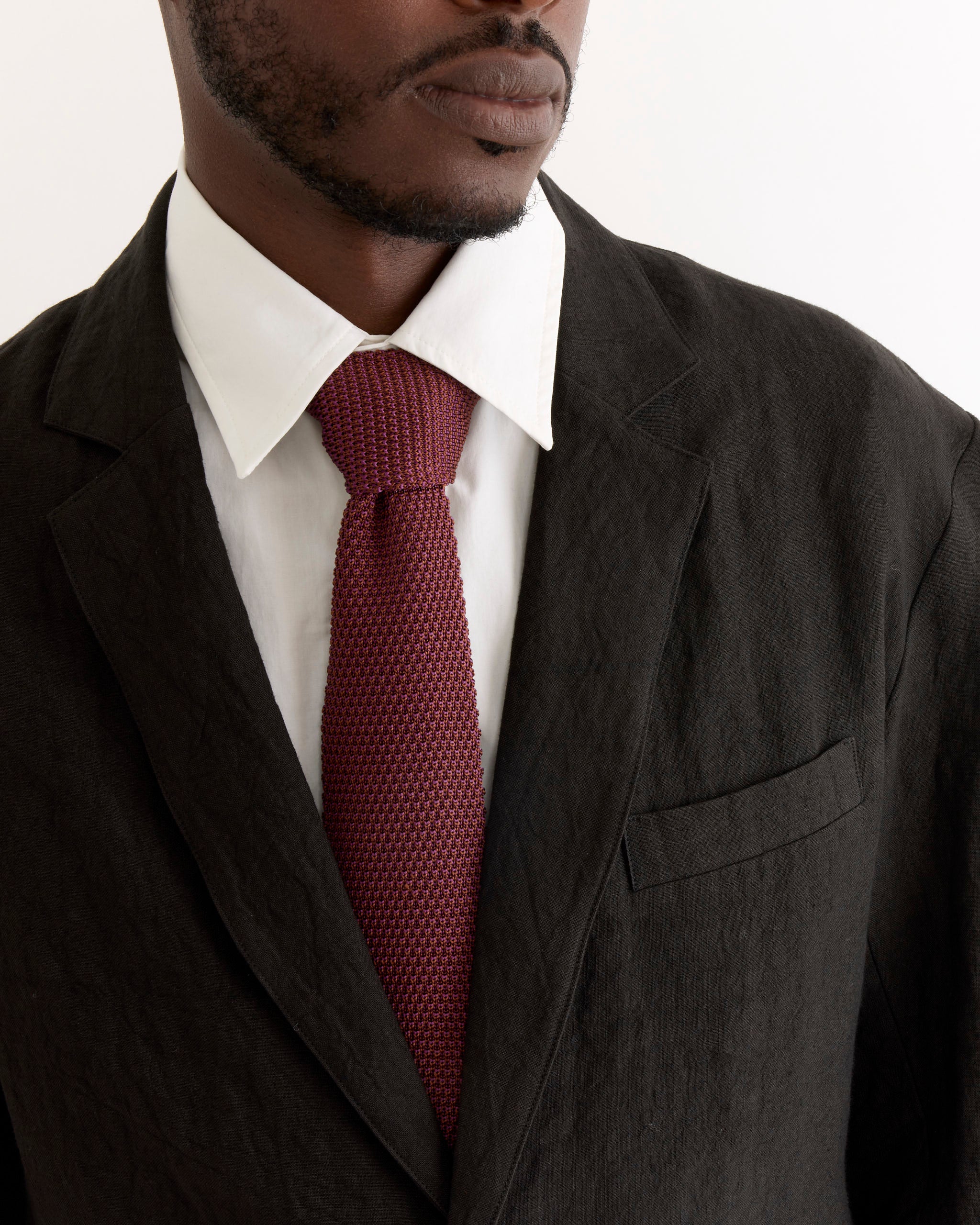 Blazer in Sun Dried Linen Black - Sun Dried Linen Black / L (276095)