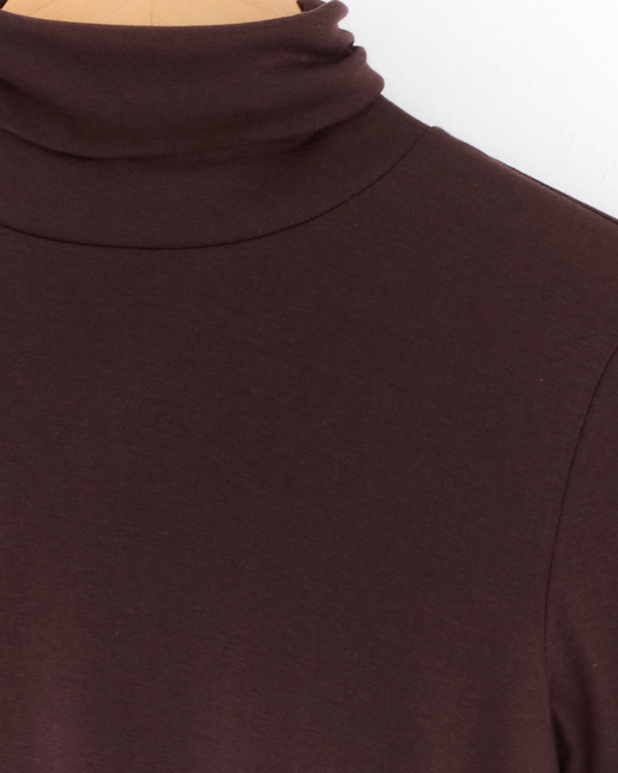 FLORE FLORE Dinah Turtleneck Choco Plum - Choco Plum / S (276610)