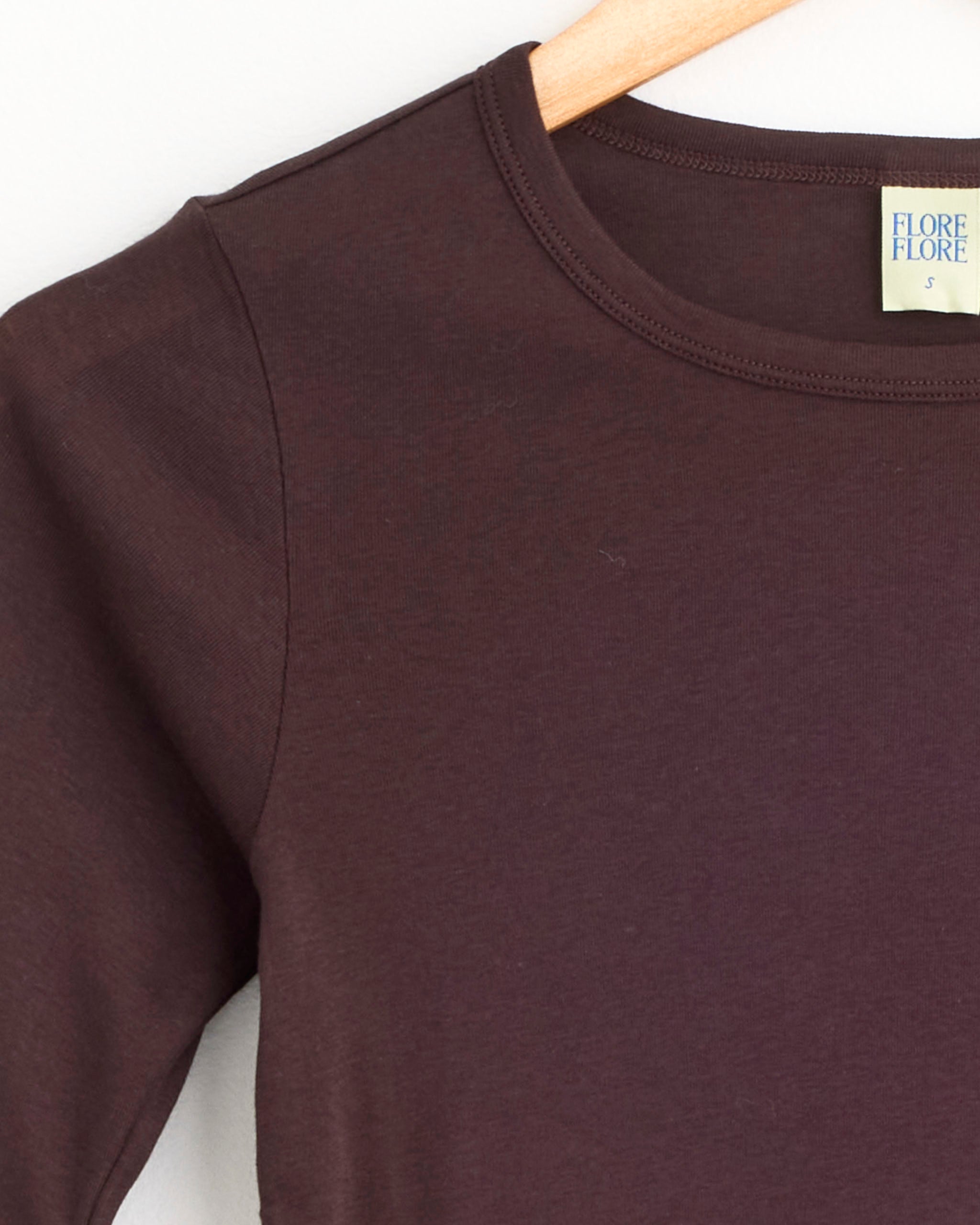 FLORE FLORE Anna Tee Choco Plum - Choco Plum / S (276642)