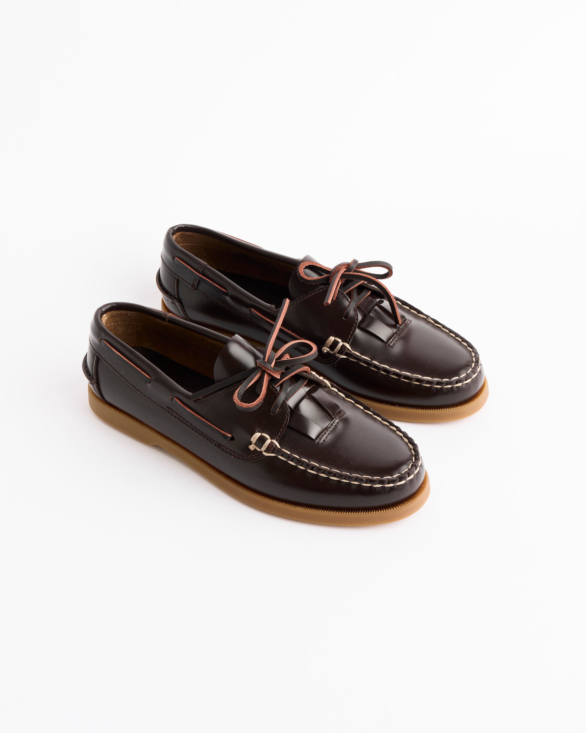 HEREU ローファー ブラウン 38 Saler Nautic Loafer in Dark Brown