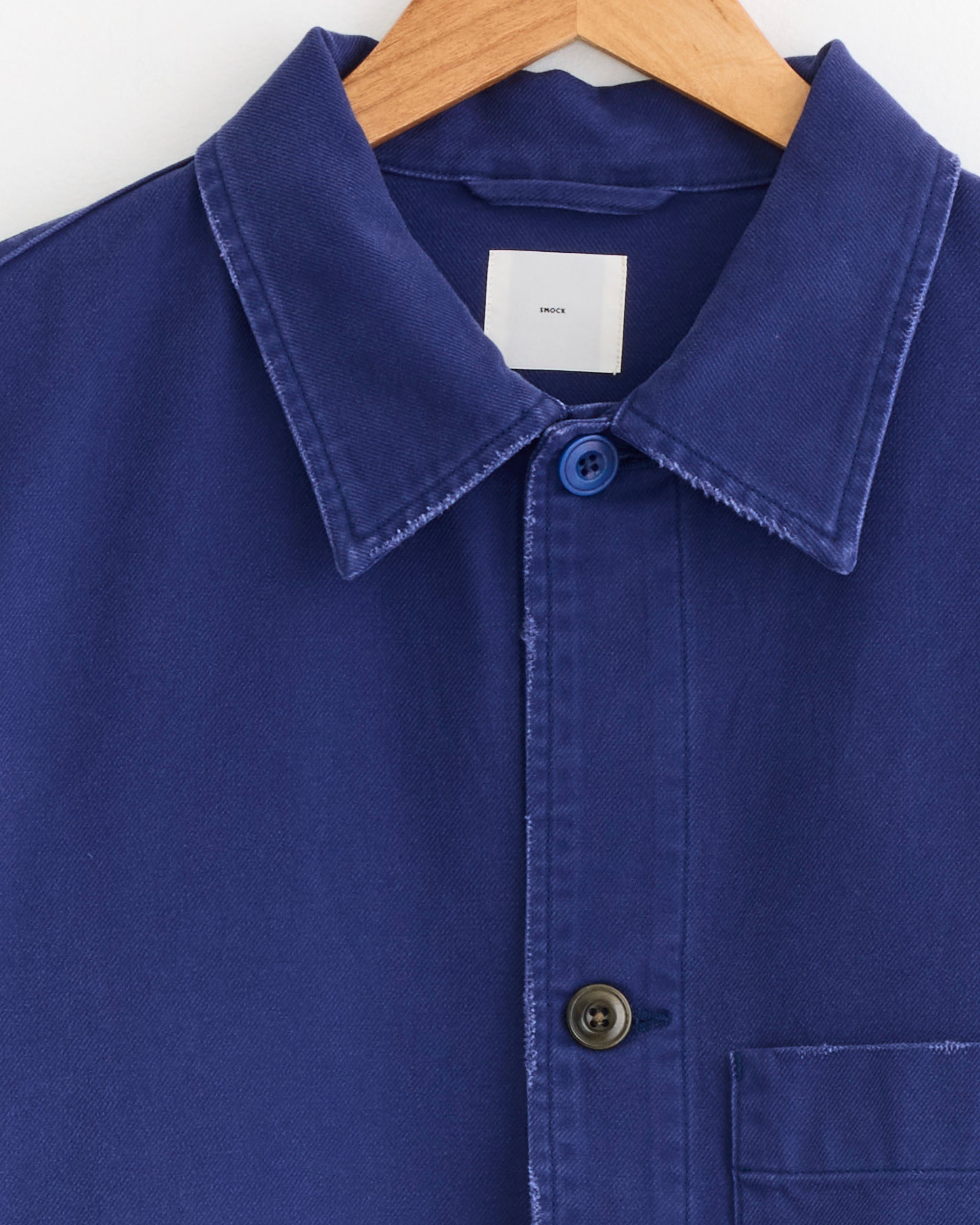 Lang Jacket in French Cotton Twill Blue - French Cotton Twill Blue / L (276721)