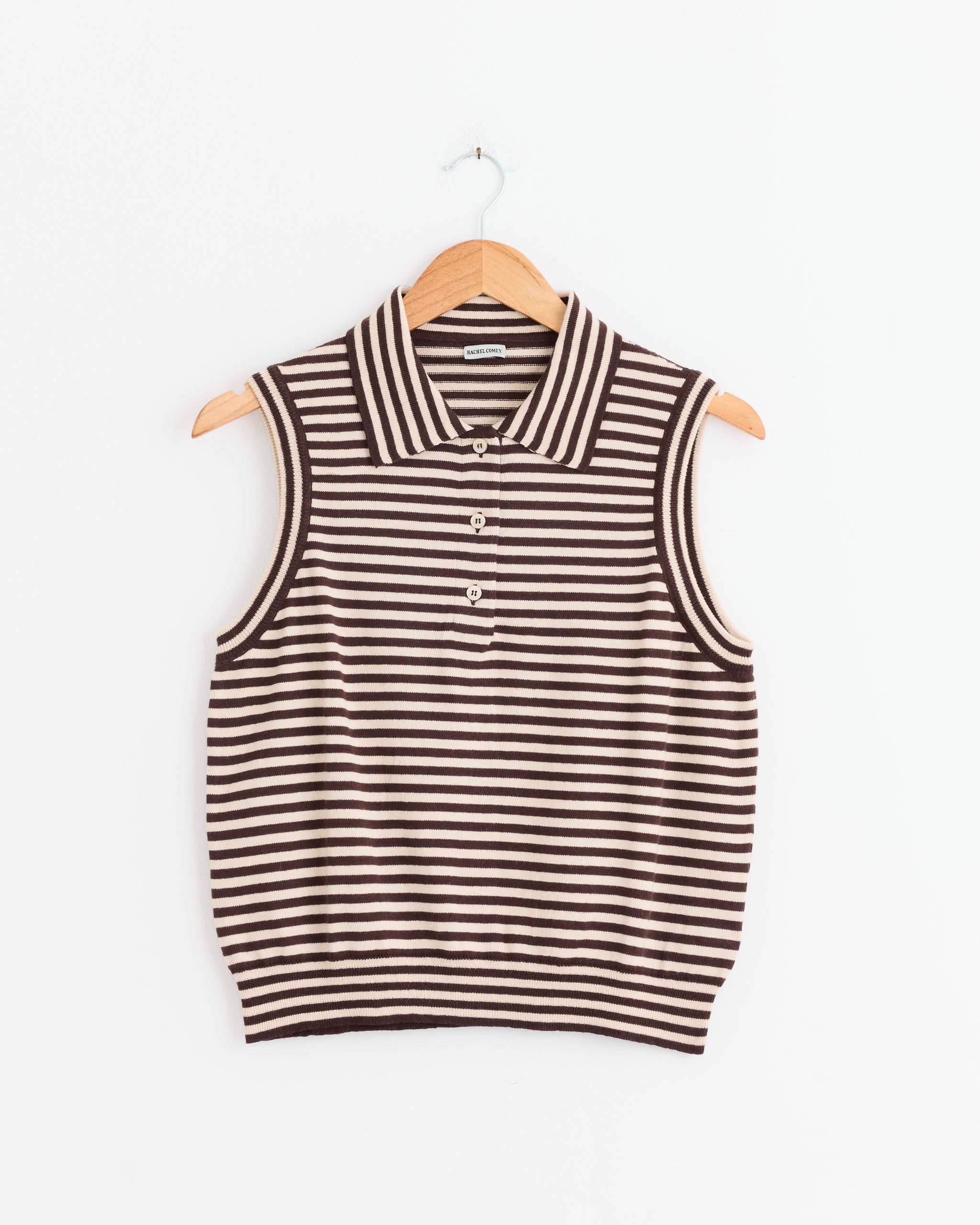 Rachel Comey Pola Vest Sand Brown - Sand Brown / S (276865)