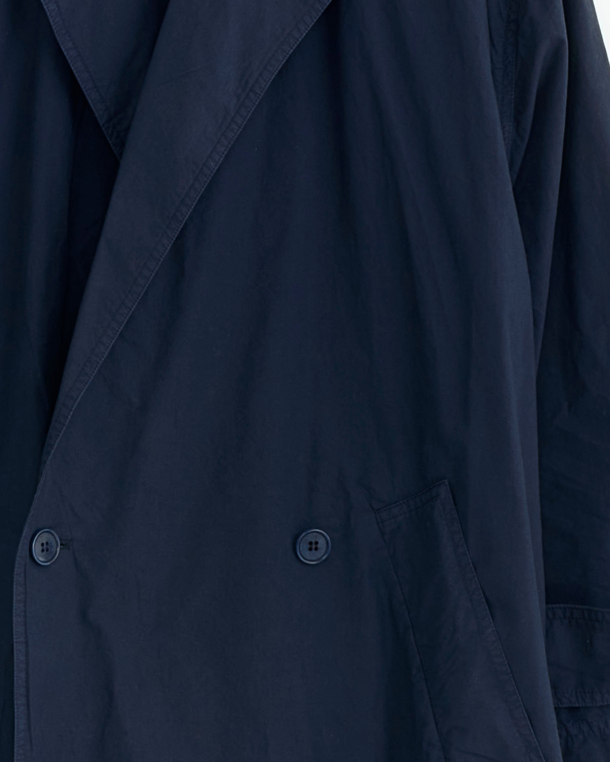 Dimout Long Coat in Navy