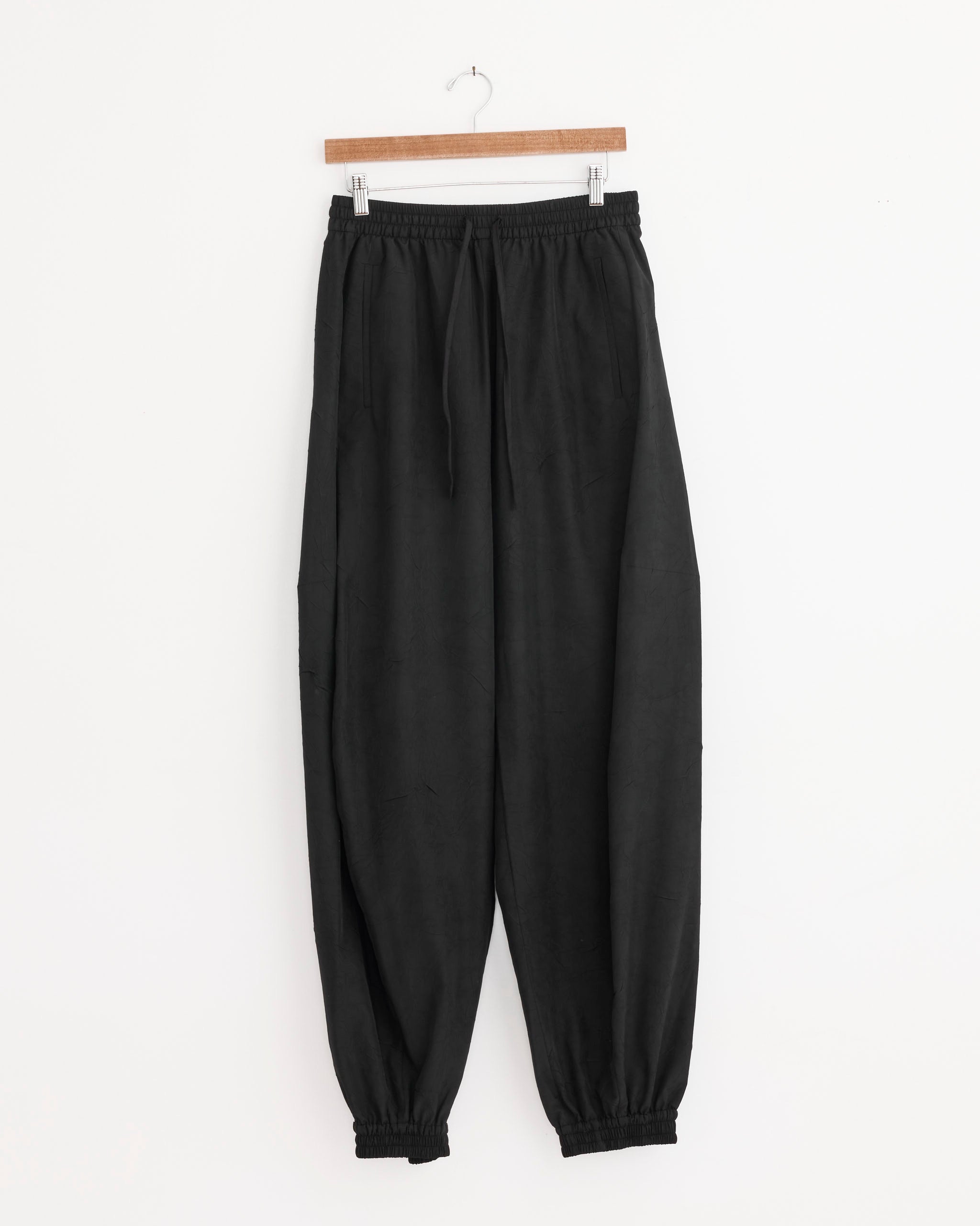 Róhe Balloon Track Pant Black - Black / 36 (277131)