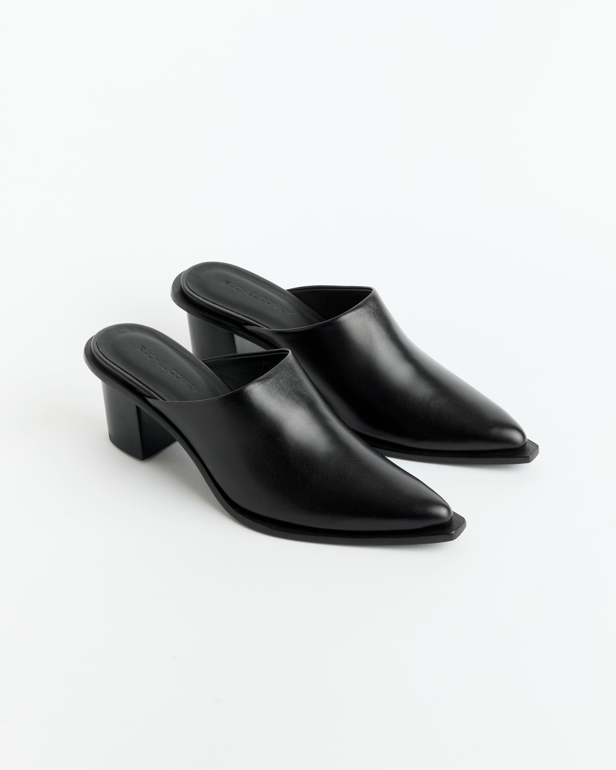 Rachel Comey Rene Mule Black - Black / 7 (277160)