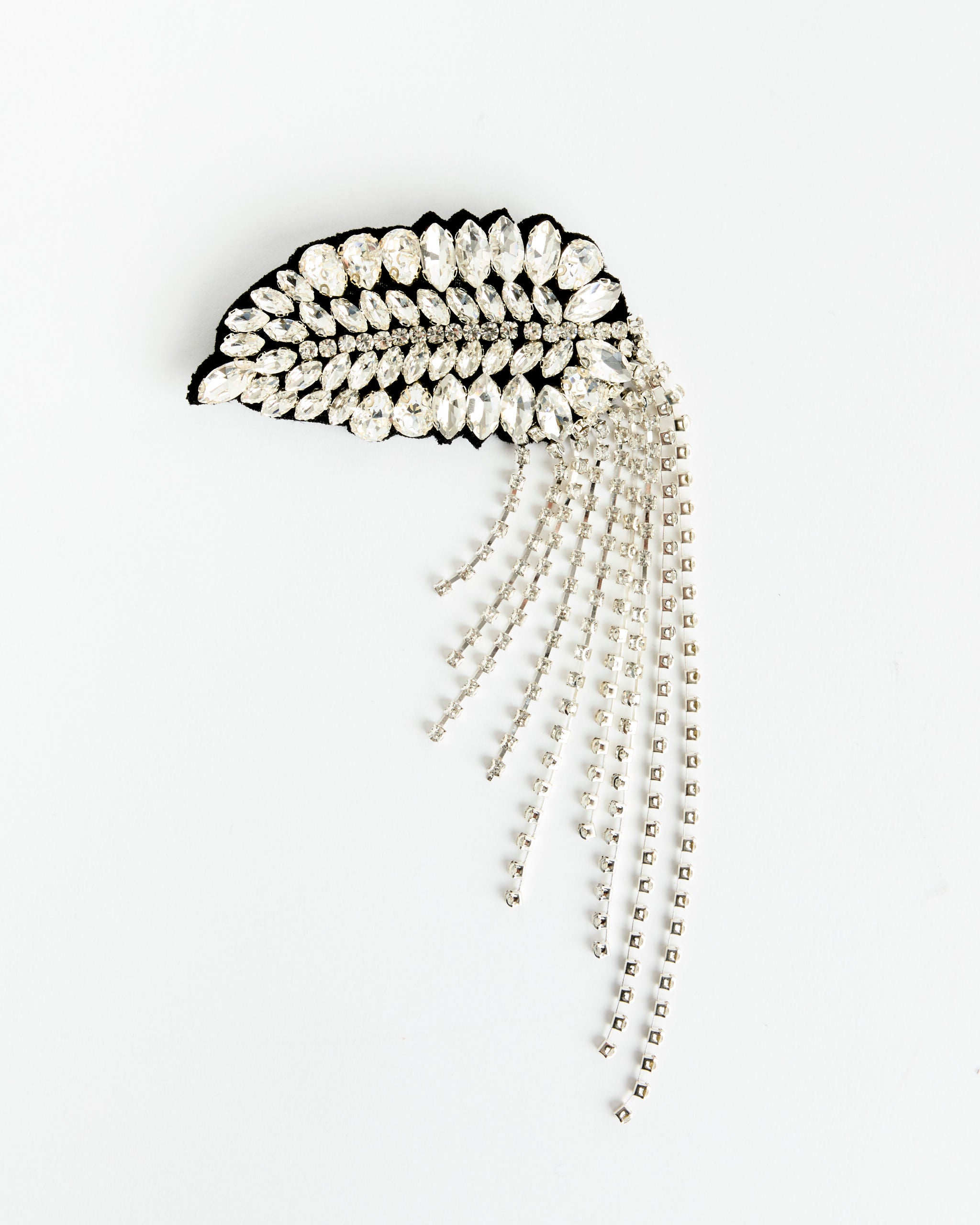 Rachel Comey Dripping Fern Brooch (Left) - Black Multi - OS - Default Title (277171)