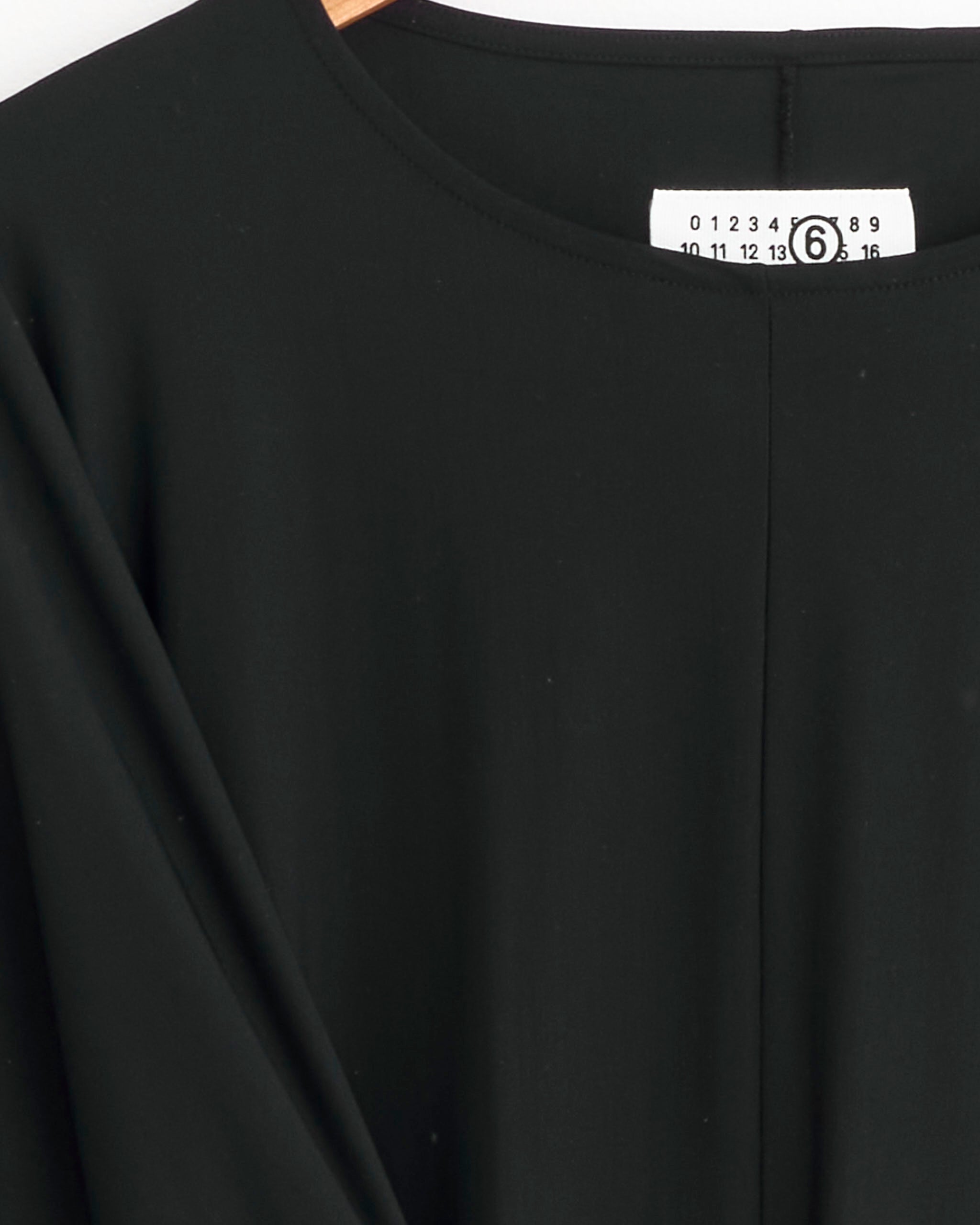 MM6 S52DG0033 Maxi Dress Black - Black / S (277208)