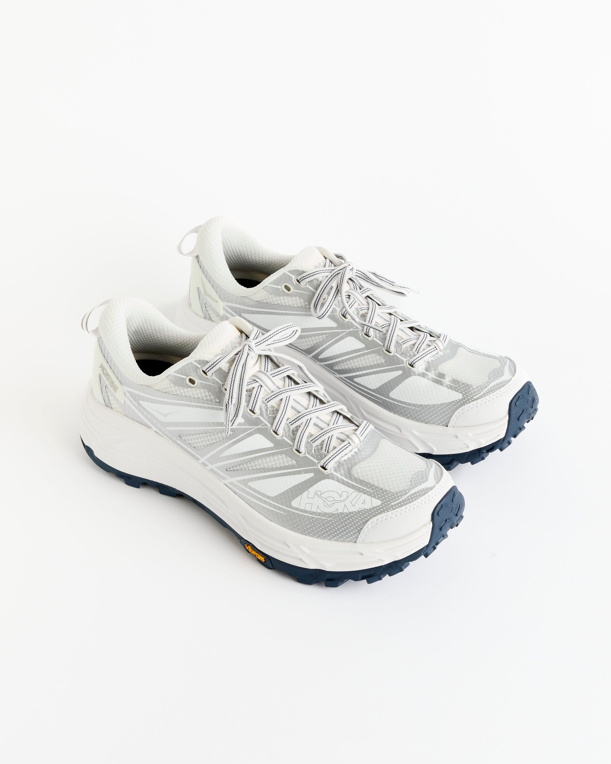 Hoka U Mafate Speed 2 White/Silver - White/Silver / 8.5 (277478)