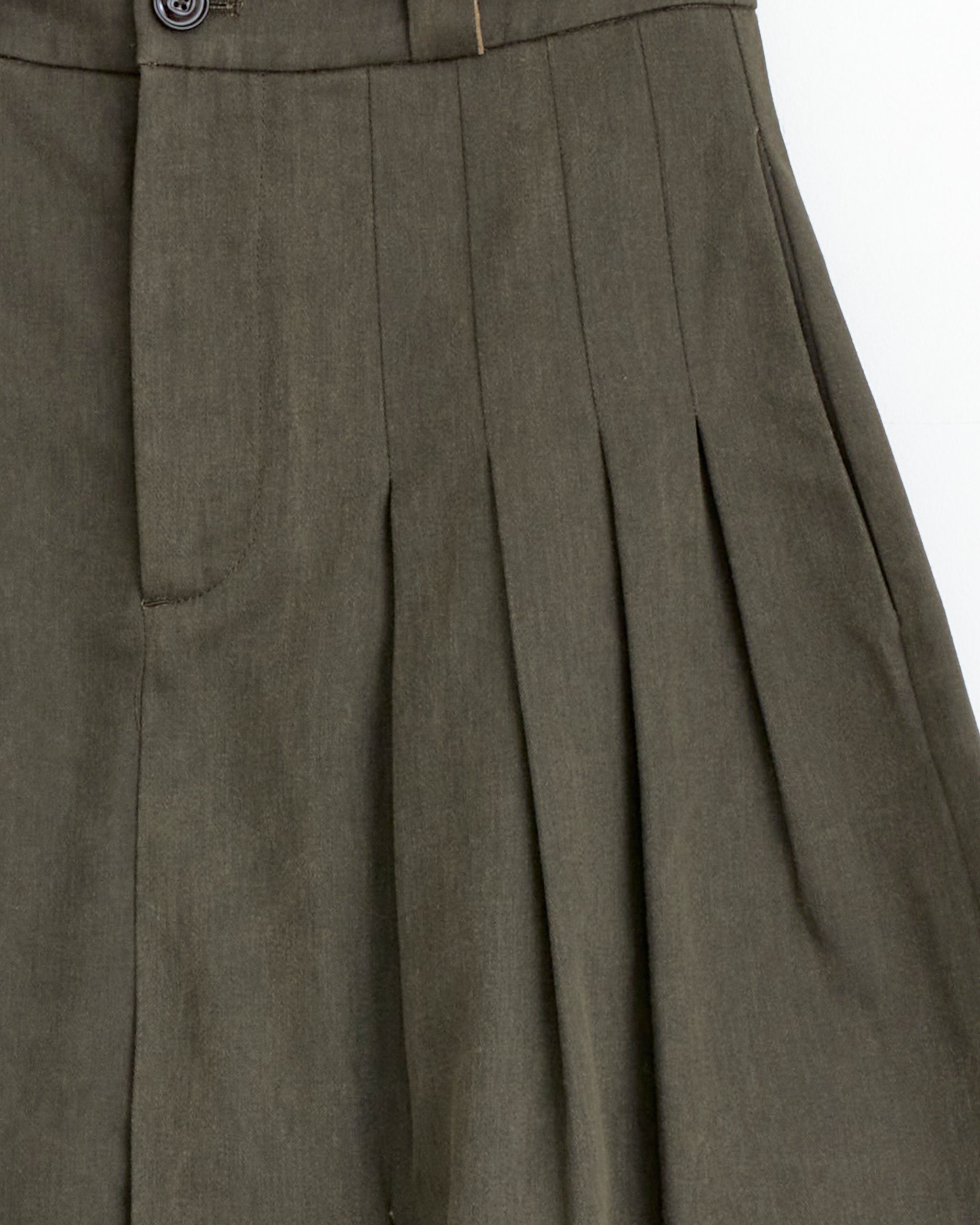 Origami Skirt in Antique Mudd