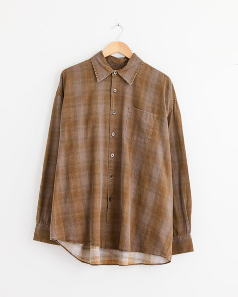 t*2様 [美品]BORROWED SHIRT Dakota Flannel C Borrowed Shirt in Dakota Flannel Check