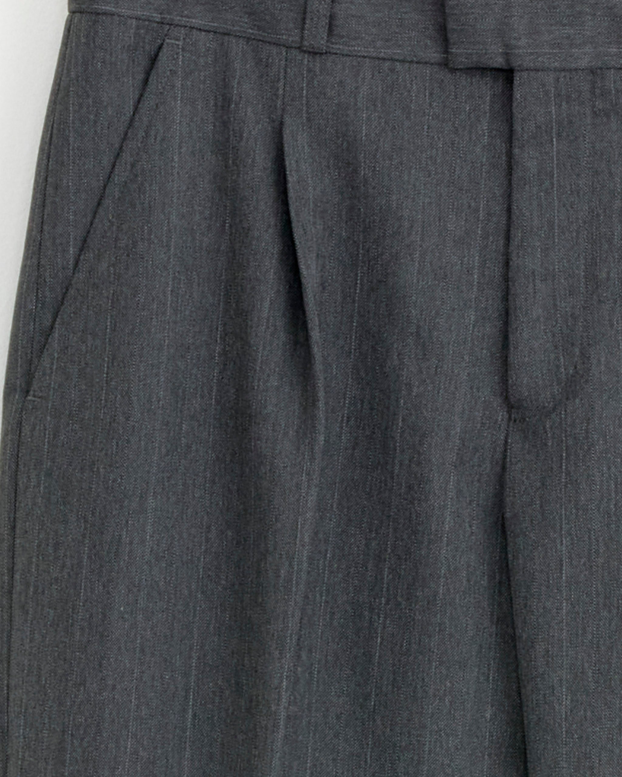 Slack Trouser in Shark Pinstripe