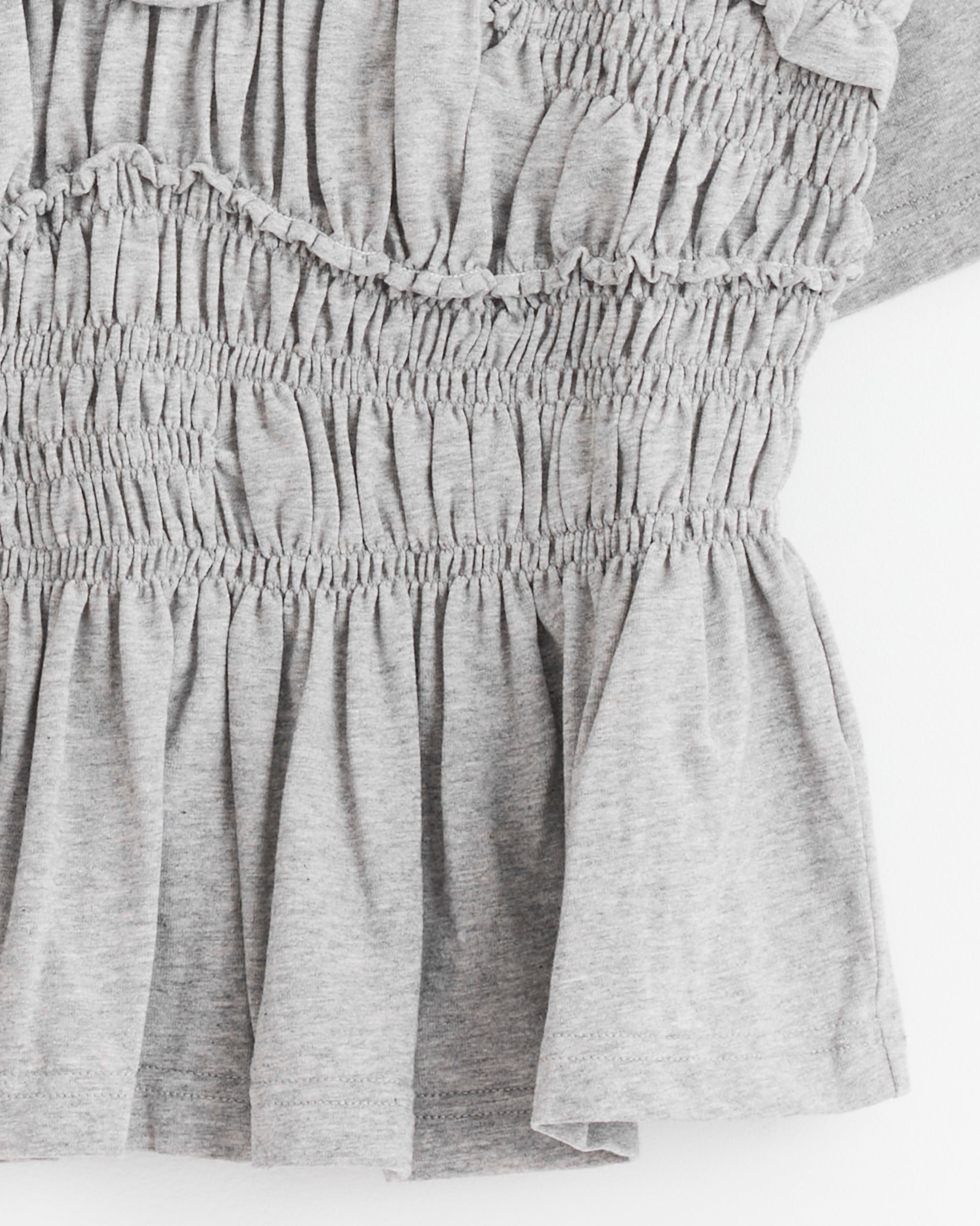 Cecilie Bahnsen Vilde T-Shirt Grey Melange - Grey Melange / S (277952)