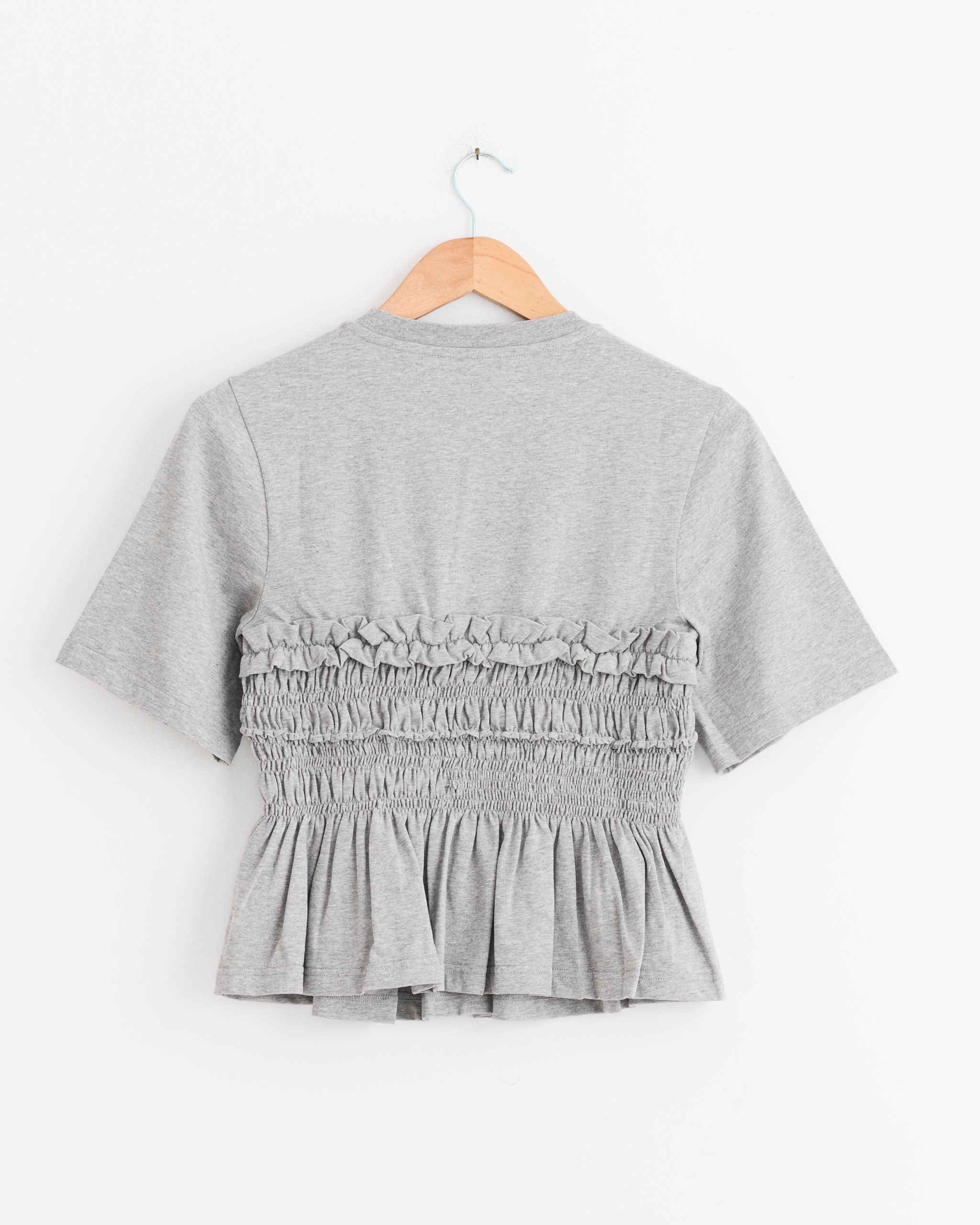 Cecilie Bahnsen Vilde T-Shirt Grey Melange - Grey Melange / S (277952)
