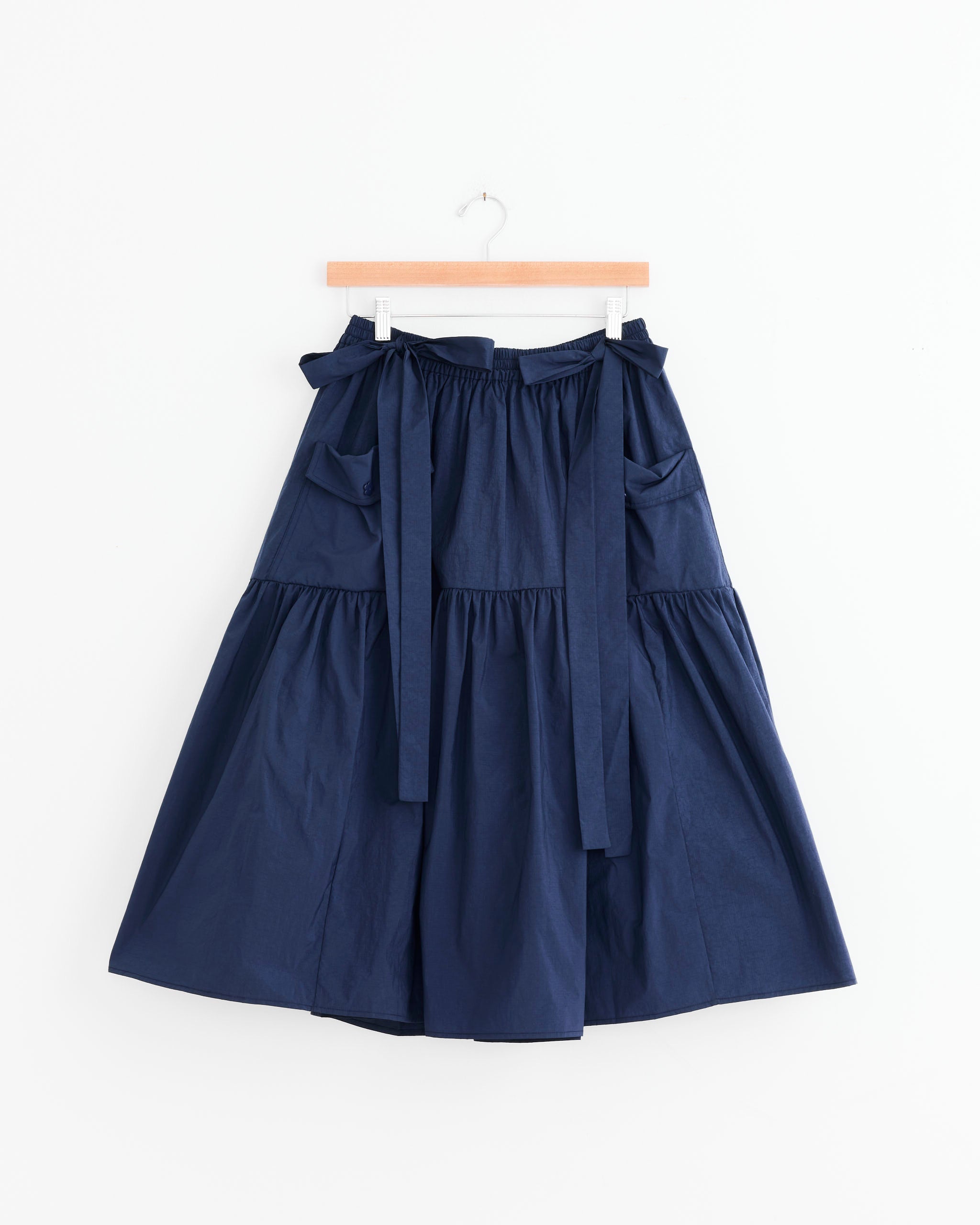 Cecilie Bahnsen Cai Skirt Navy - Navy / UK8 (277955)