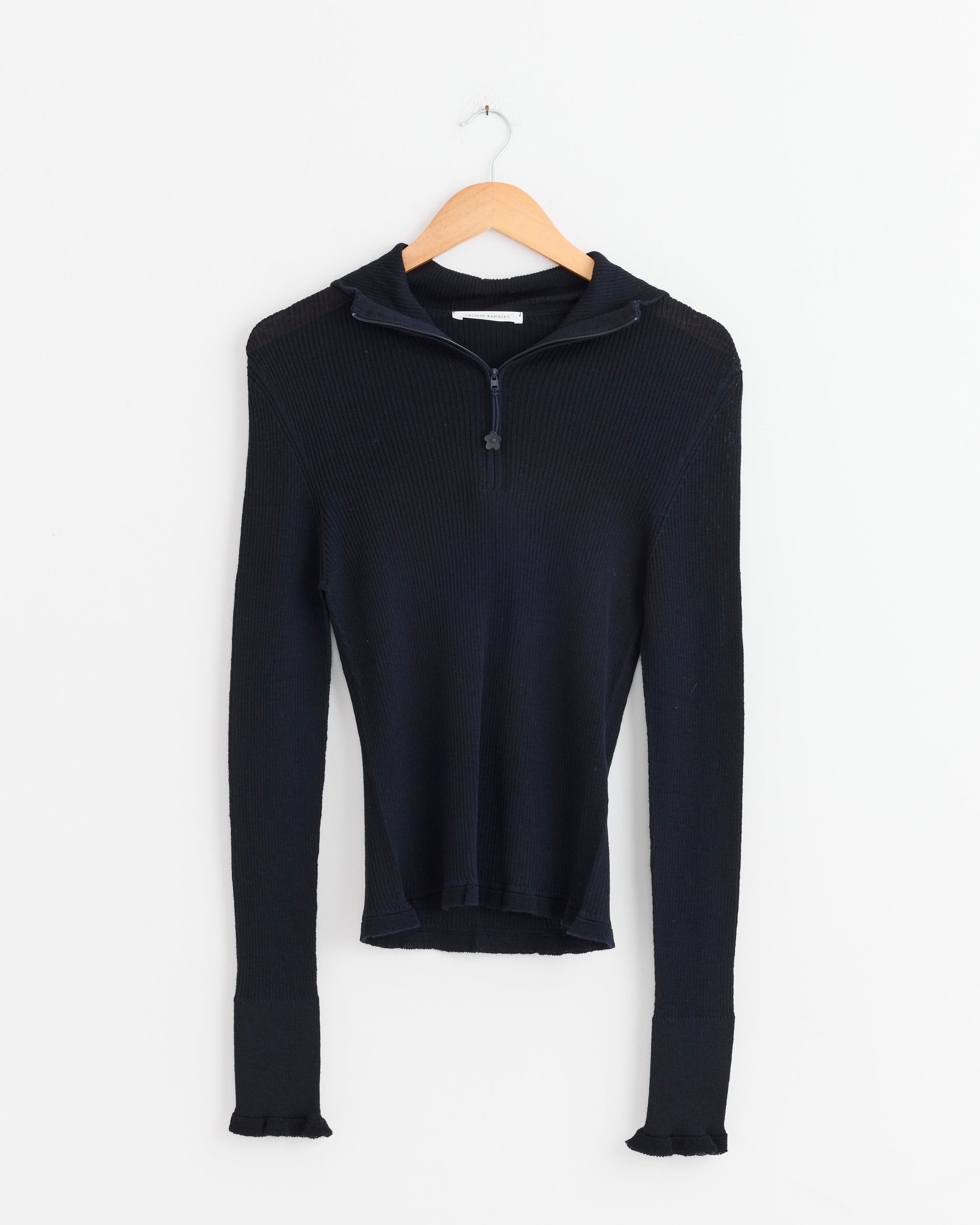 Cecilie Bahnsen Belma Sweater Navy - Navy / S (277957)