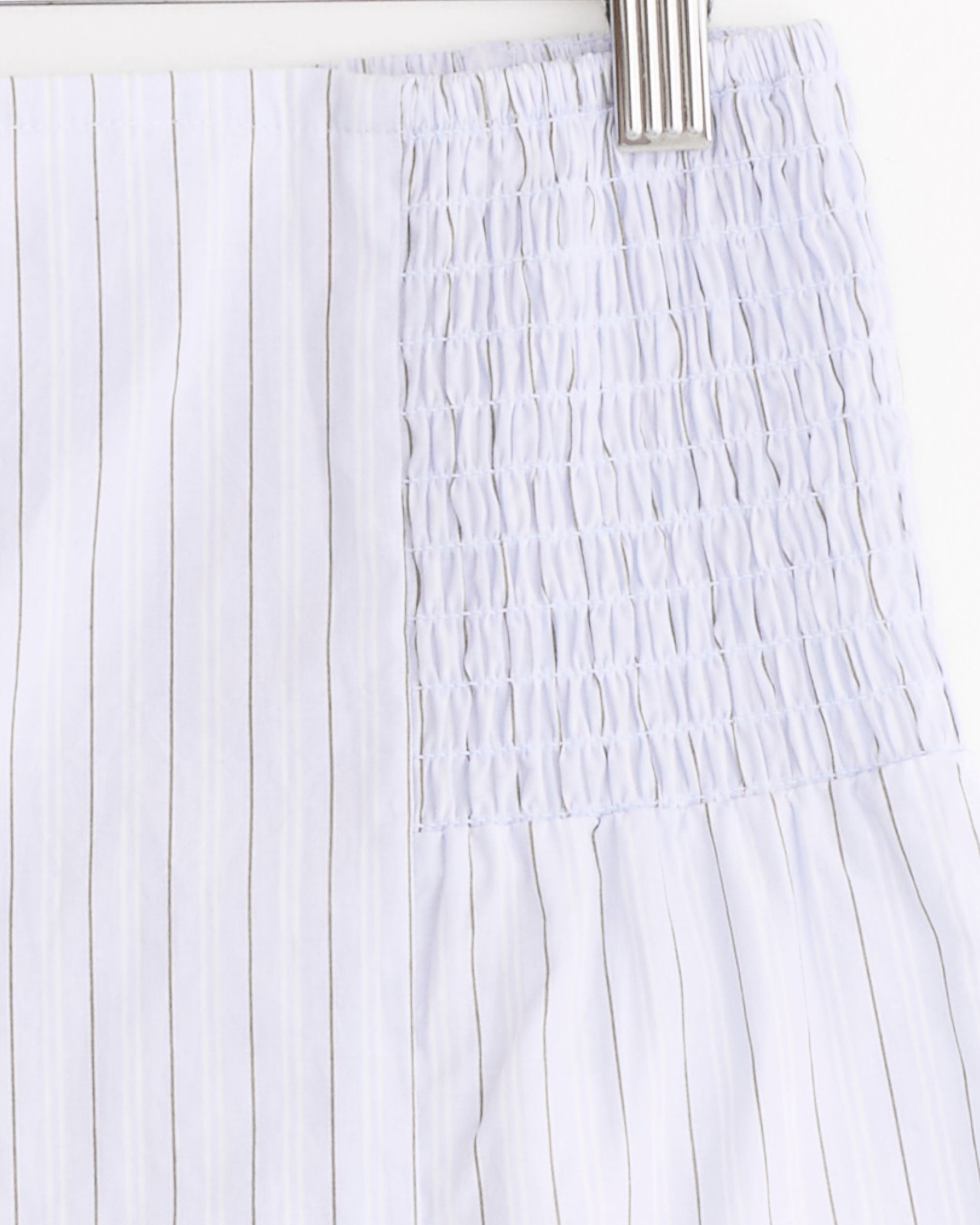 Shirring Skirt in Mineral Stripe - Mineral Stripe / XS (277979)
