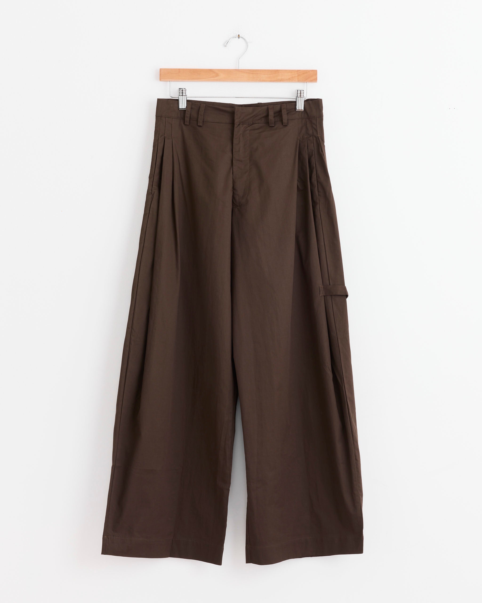 Deiji Studios Tab Pant Dark Brown - Dark Brown / S (278024)