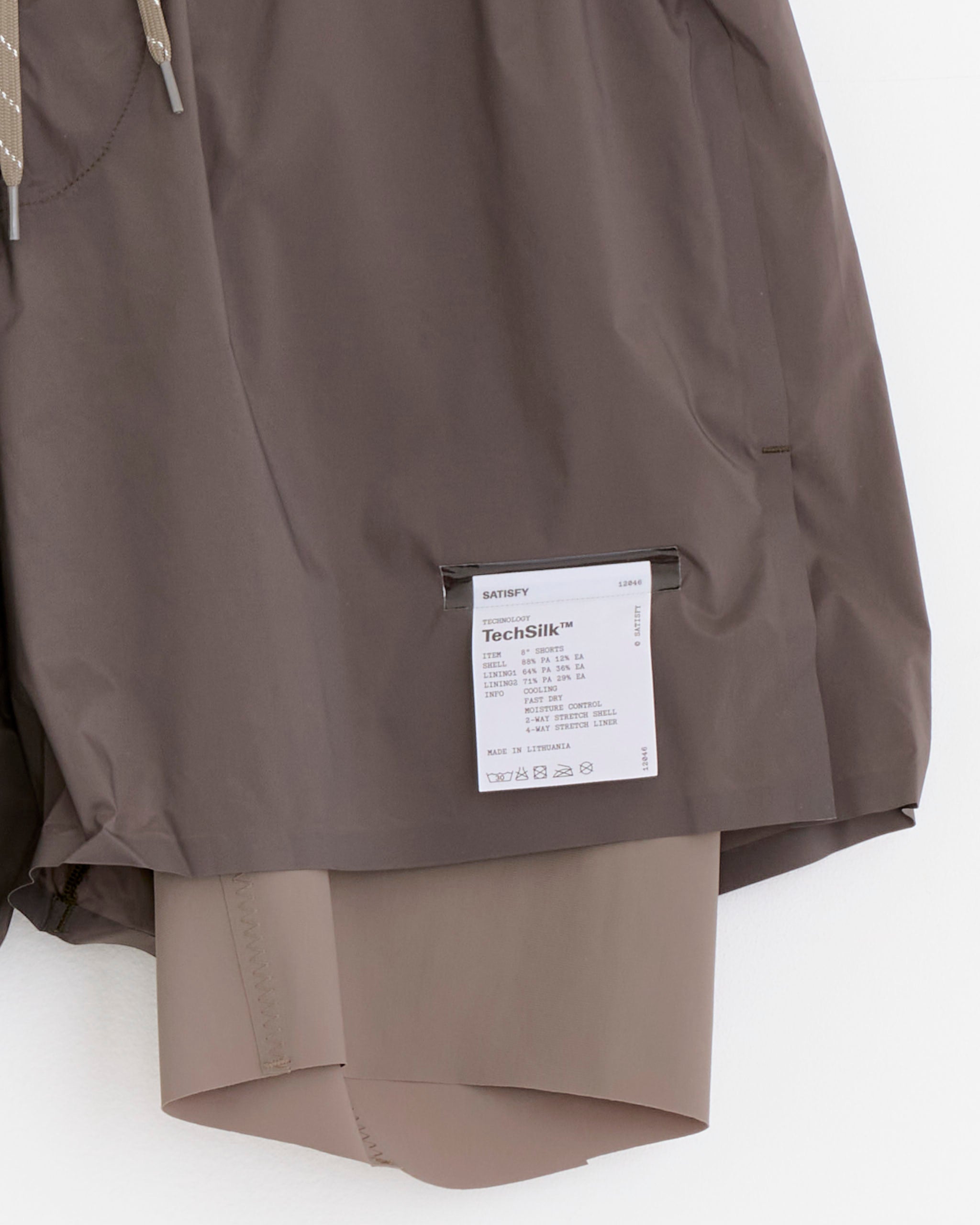 Satisfy Running TechSilk 8 Short - Quicksand / M (278128)