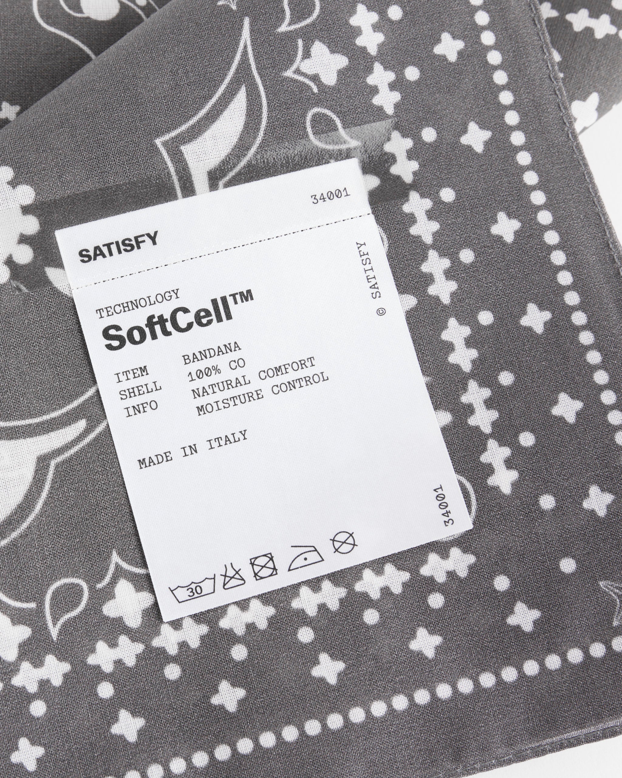 Satisfy Running SoftCell Bandana - Dark Shadow / OS (278149)