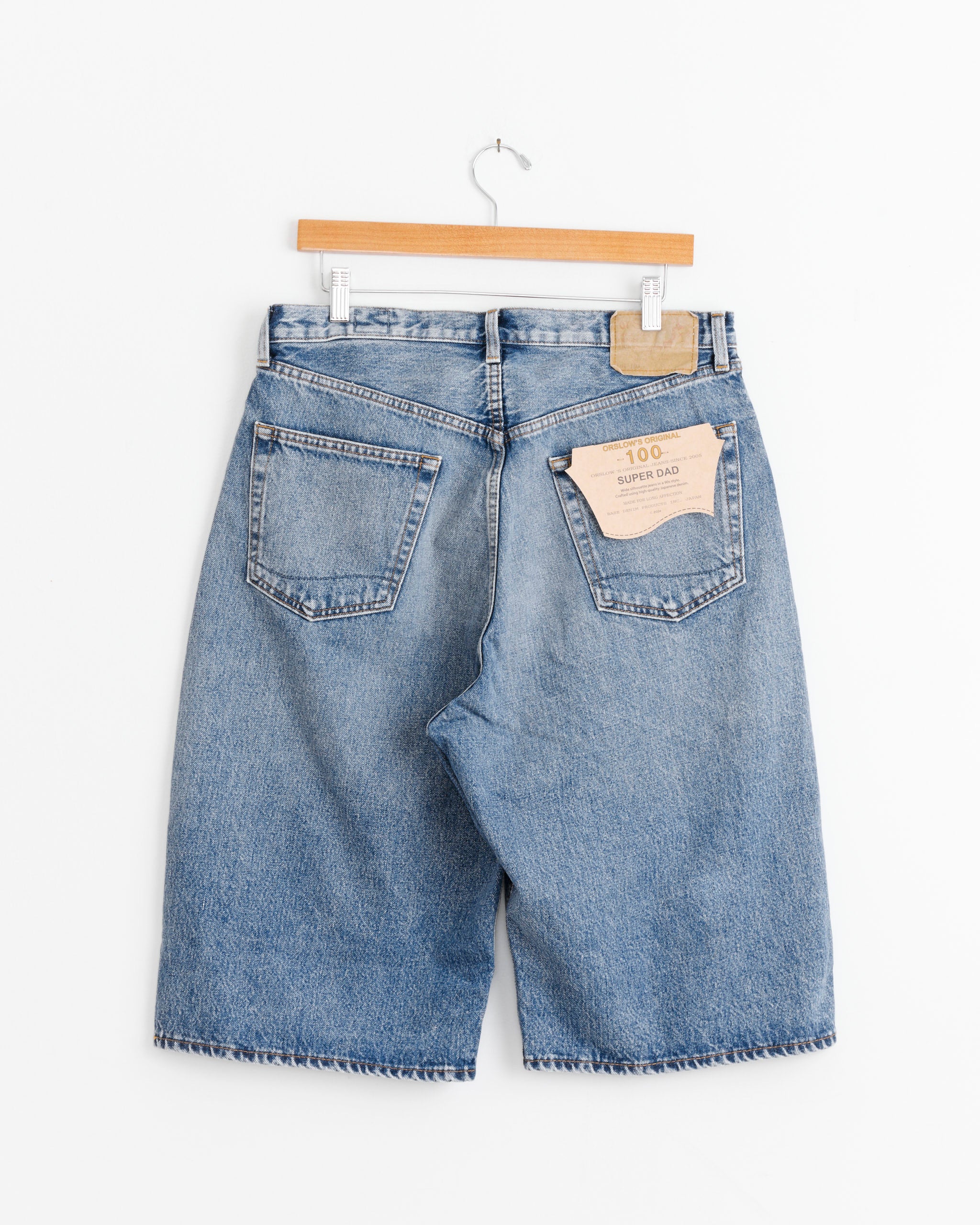 Super Dad's Fit Short in Denim Used