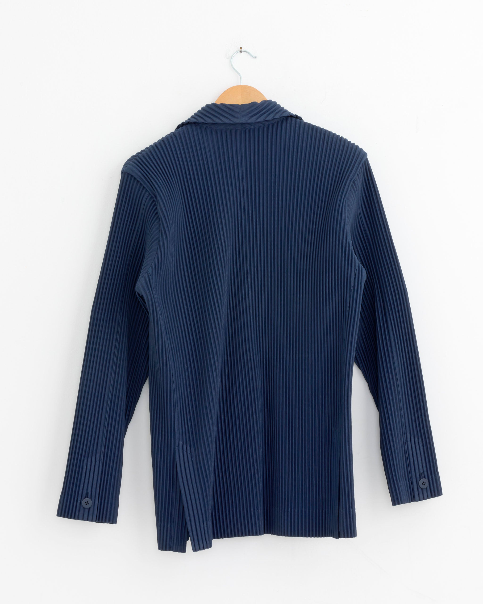 Tailored Pleats 1 Blazer in Manarola Boat Navy