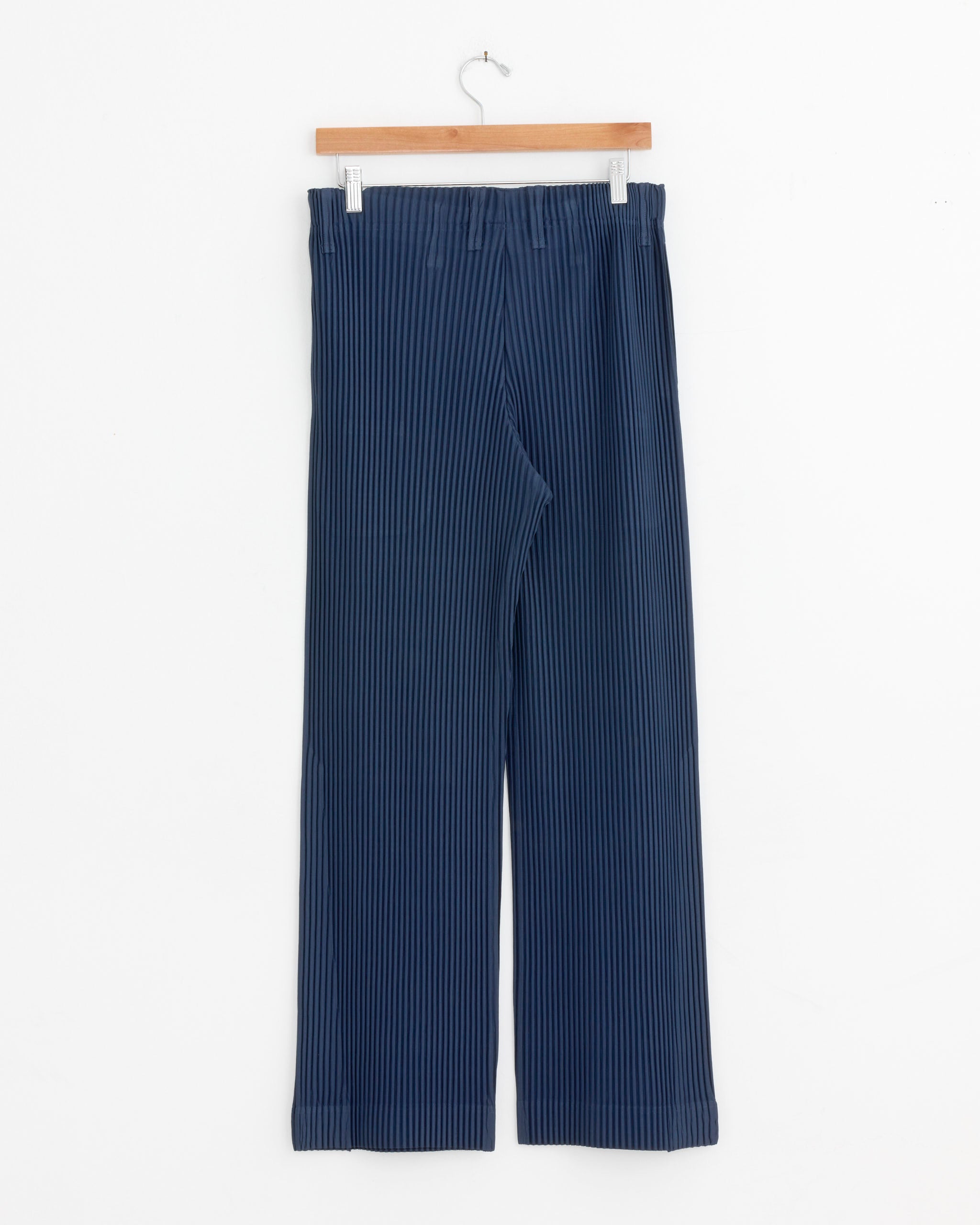 Tailored Pleats 1 Pant in Manarola Boat Navy