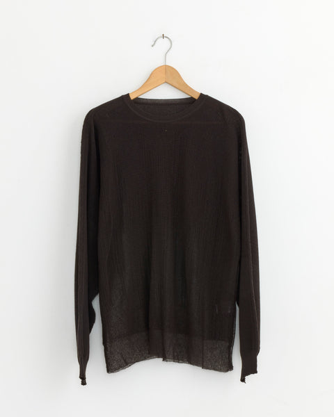 Brush Close Up Knit in Brown