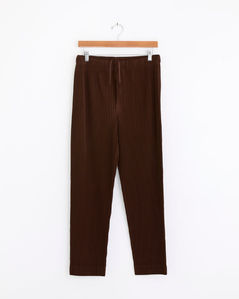 MC Pleats 2 Pant in Anchor Brown