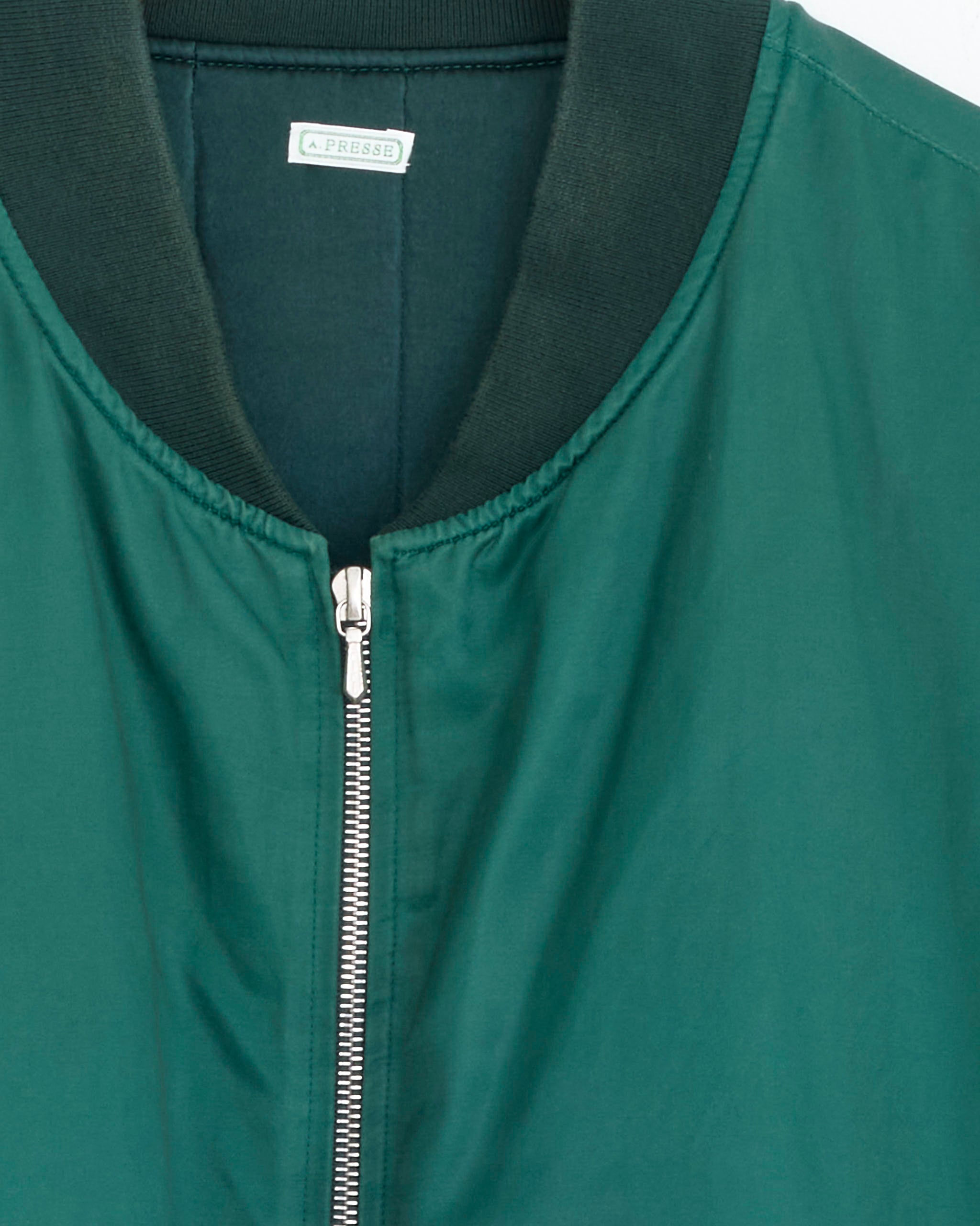 Vintage Silk Viscose Tour Jacket in Green