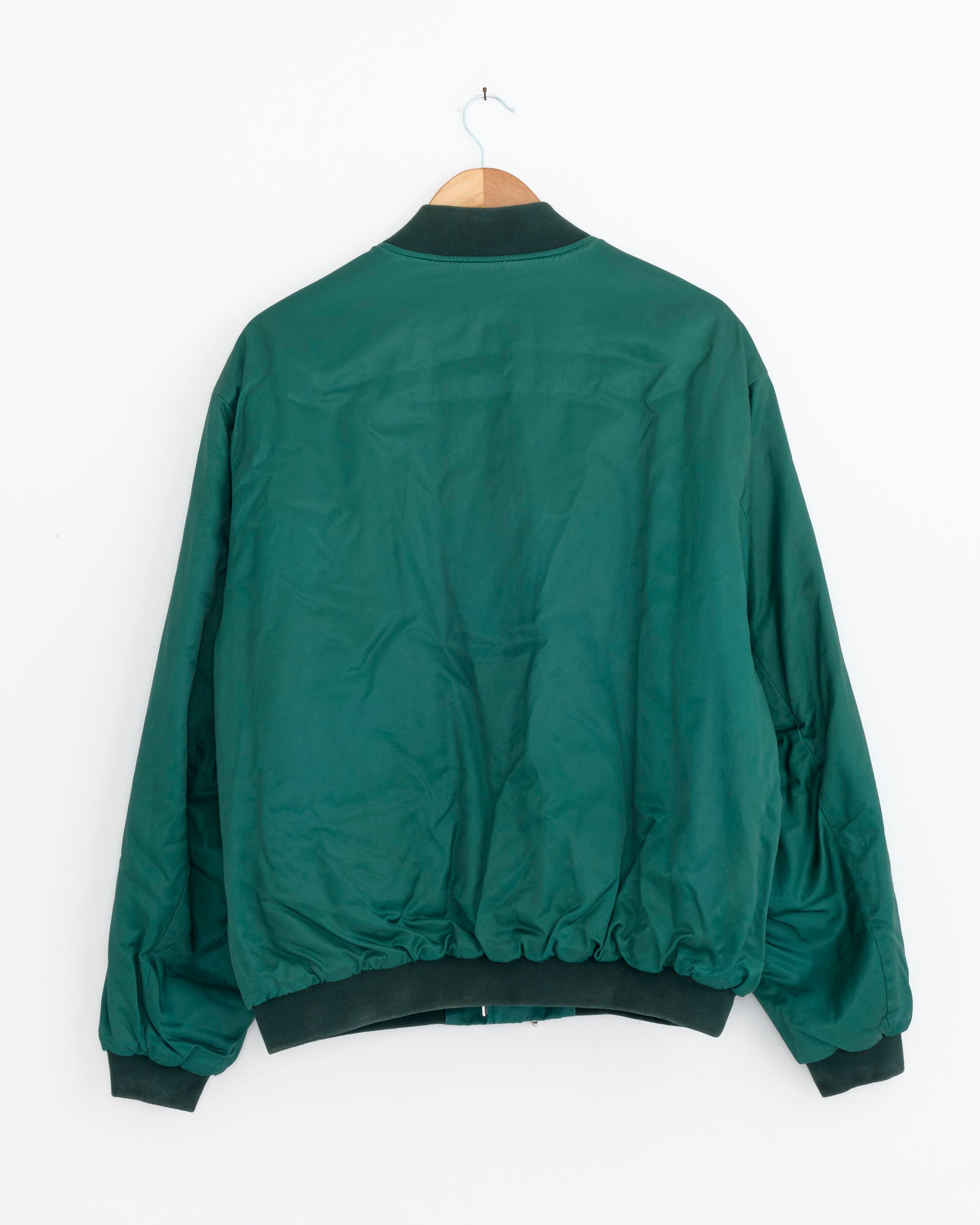 Vintage Silk Viscose Tour Jacket in Green