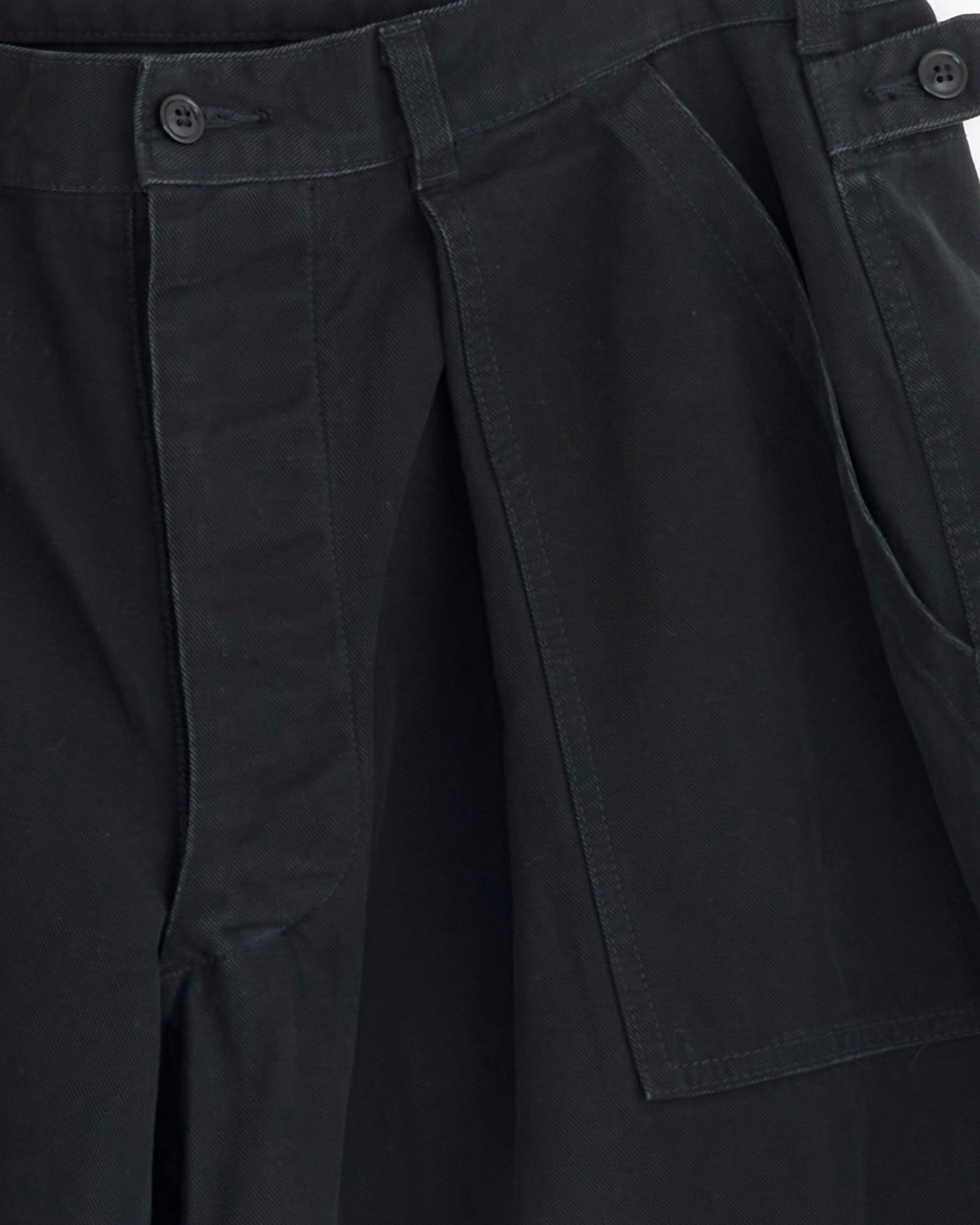 ハルヤス　A.PRESSE USAF Hemmed Bottoms USAF Hemmed Bottom in Black