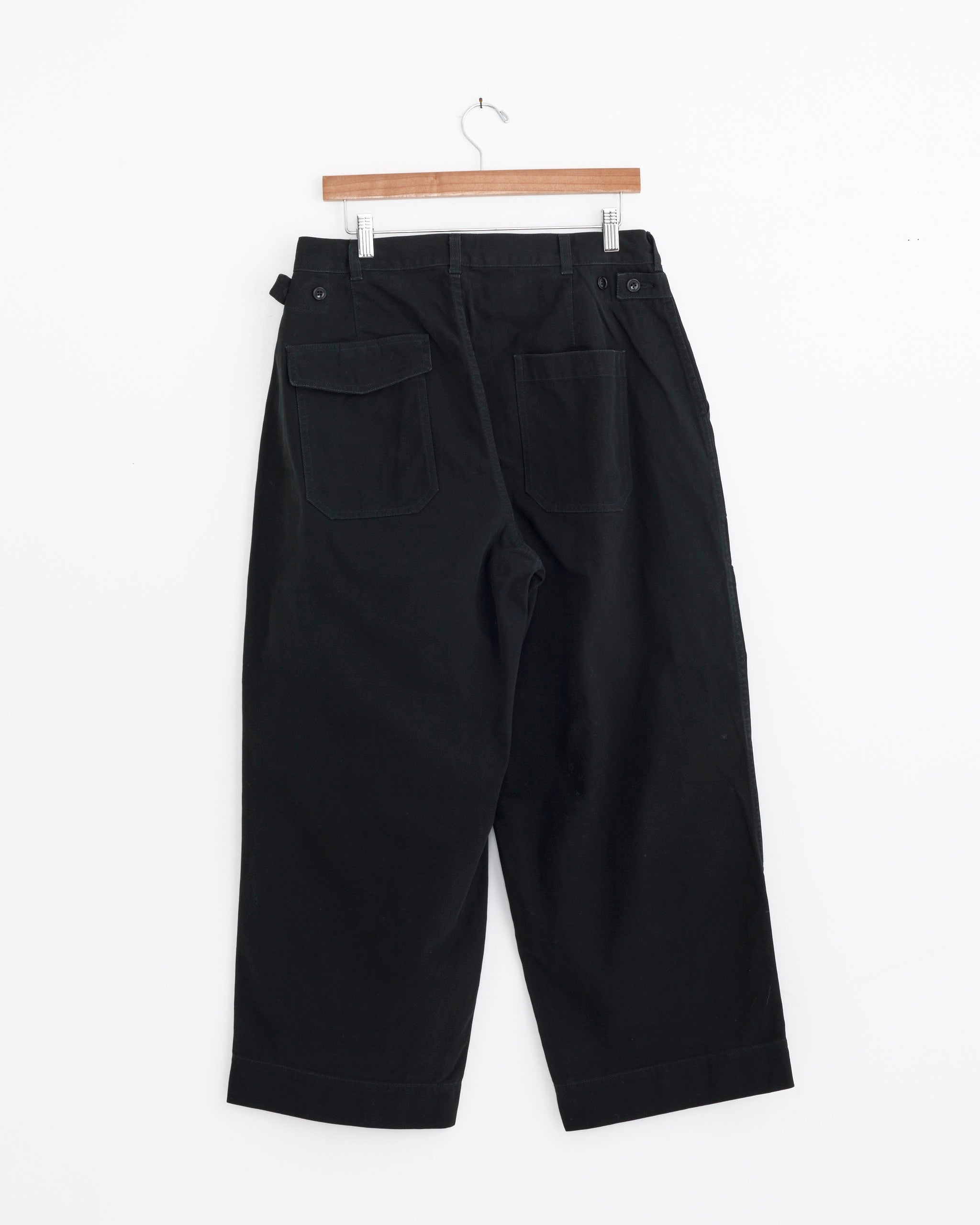 USAF Hemmed Bottom in Black