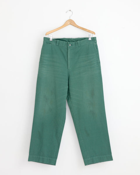 Vintage Twill Work Pant in Green