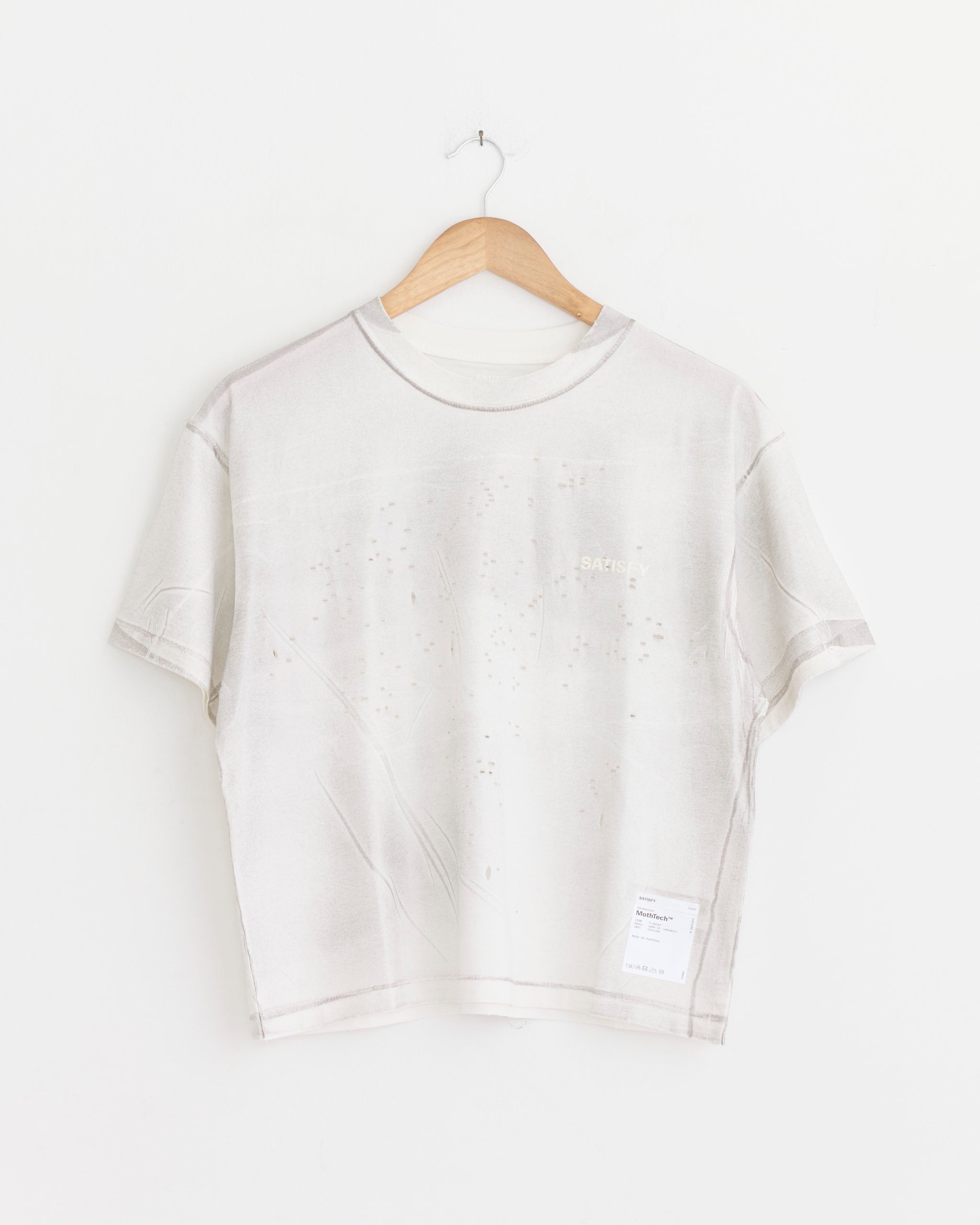 Satisfy Running MothTech T-Shirt - Silver / S (278599)