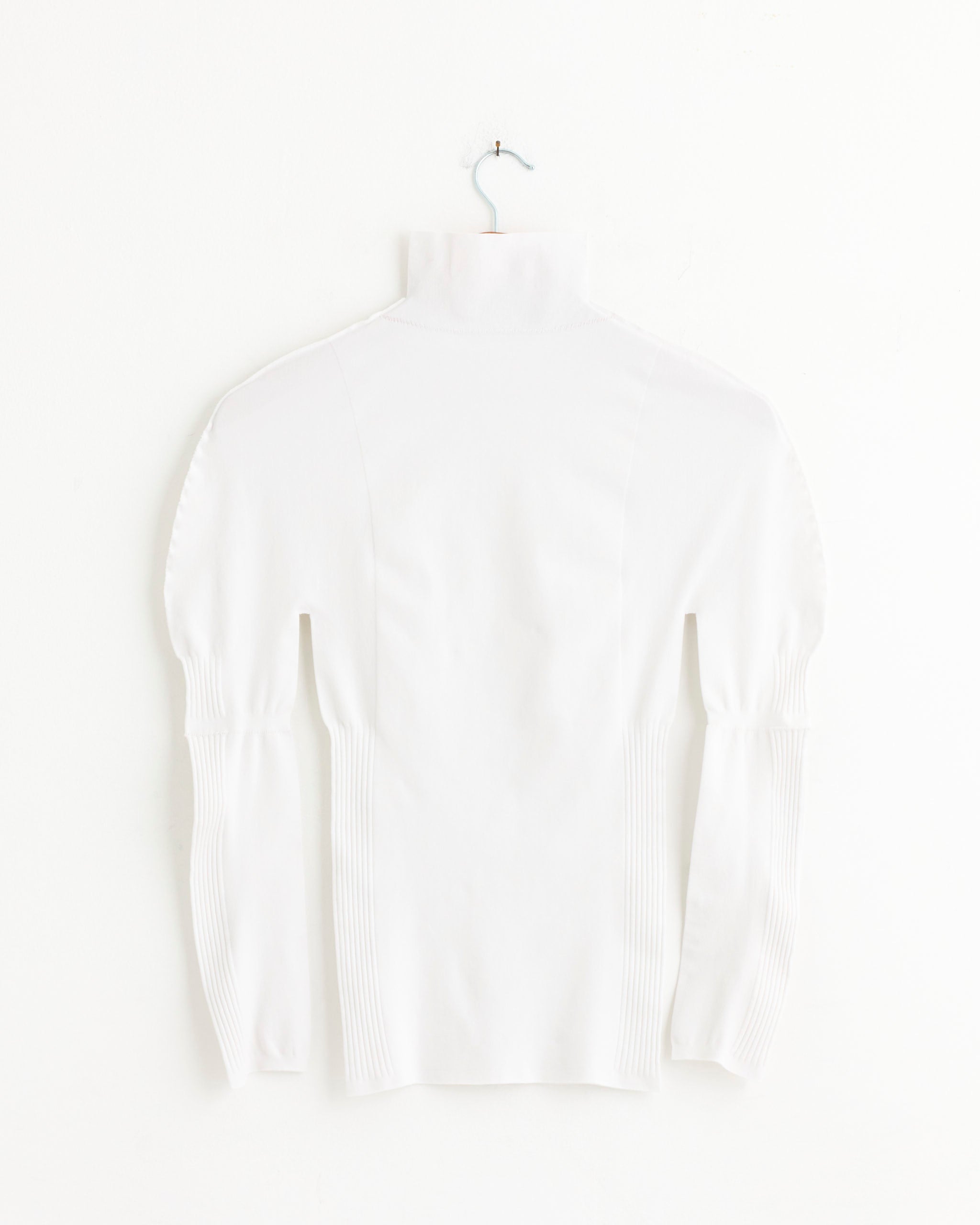A Poc Skin Turtleneck Top in White