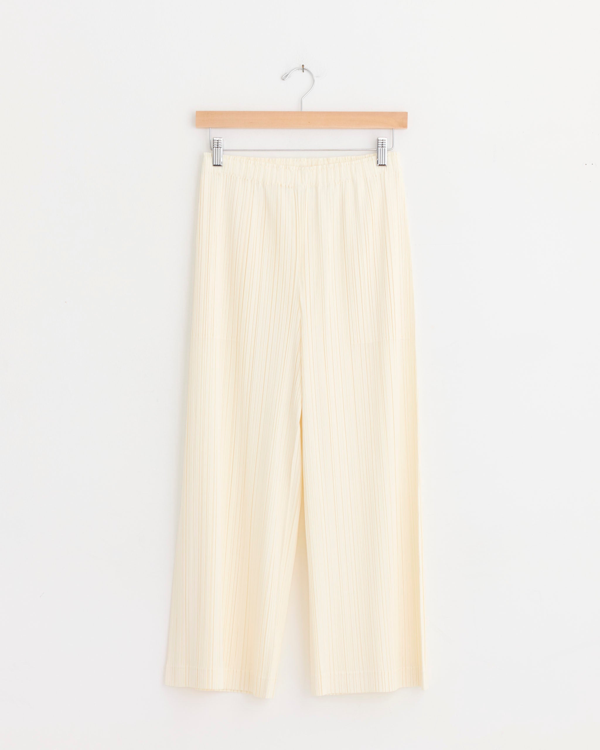 PLEATS PLEASE ISSEY MIYAKE Opaque Bottoms Pant - Off White / 3 (278686)