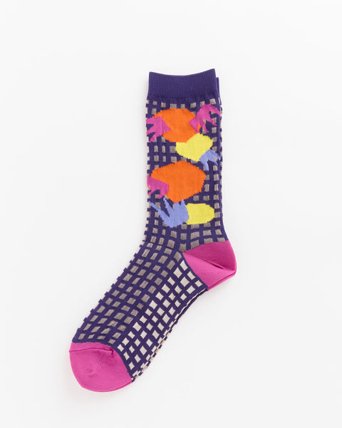 Market Socks in Tomato