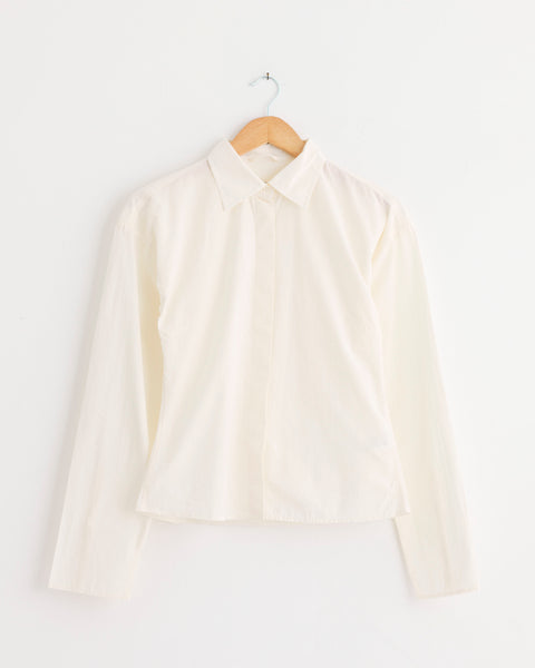 mfpen Principle Shirt オフホワイト　長袖シャツ Software Shirt in Off White