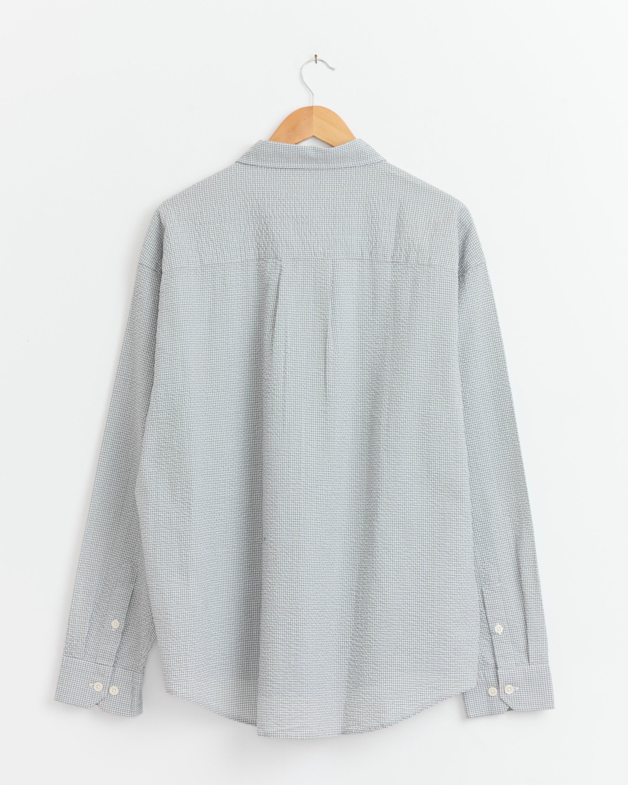 mfpen Executive Shirt - Textured Bottle Grey Check / M (278905)