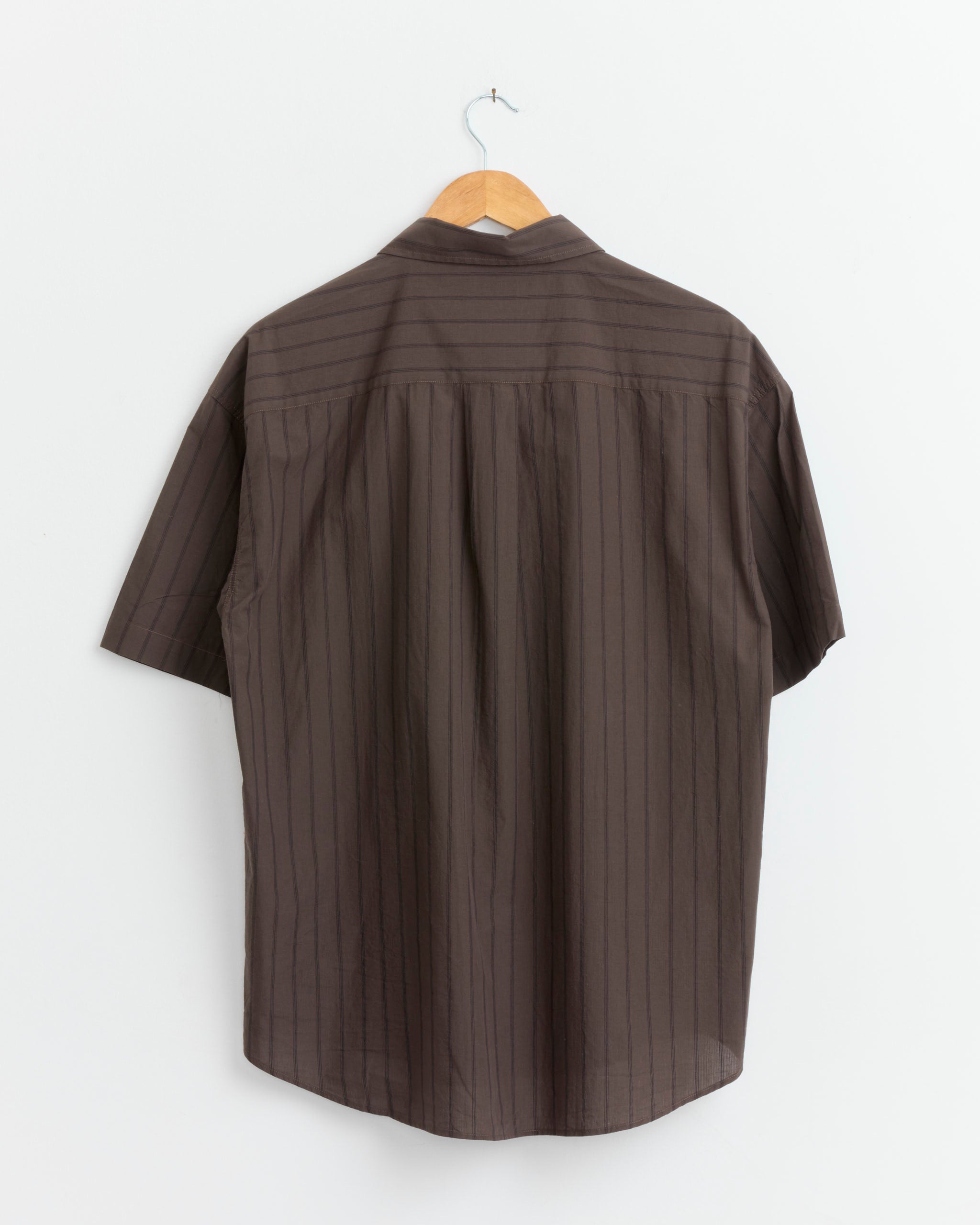 mfpen New Input Shirt - Dark Brown Tripe Stripe / M (278915)