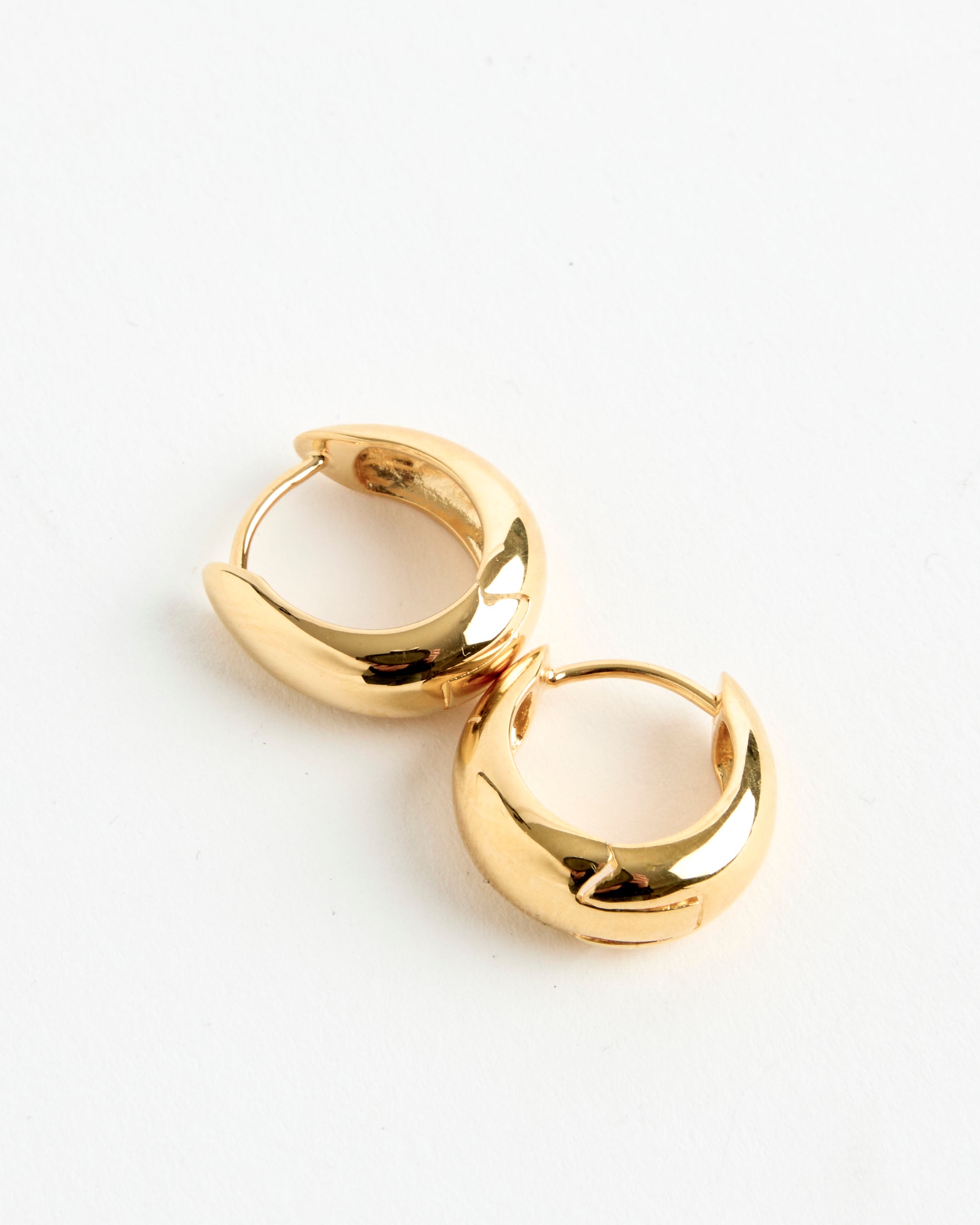 Sophie Buhai Slim Hinged Hoops - 18K Vermeil - OS - Default Title (278963)