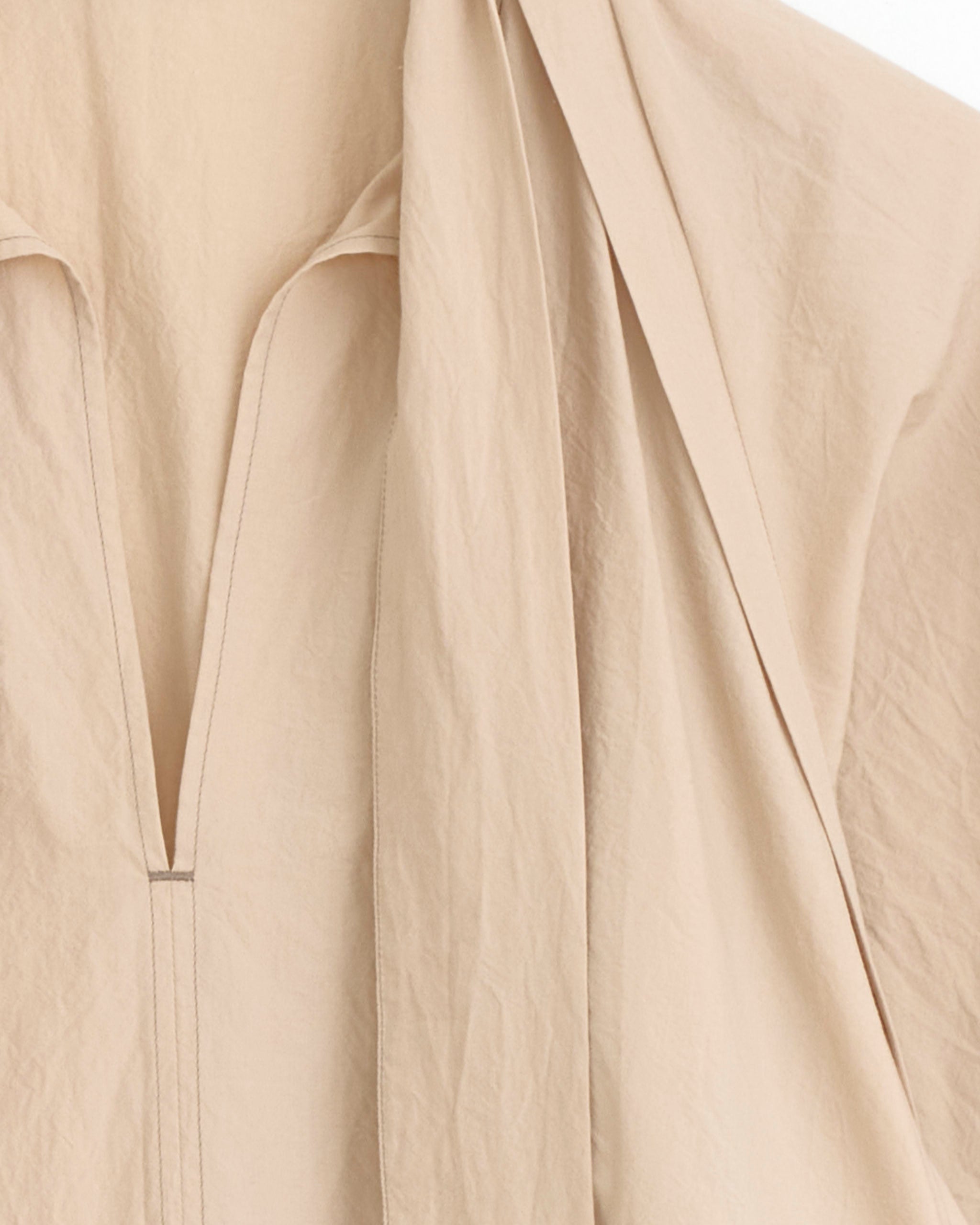 Lemaire Blouse With Scarf - Greige / 36 (278983)