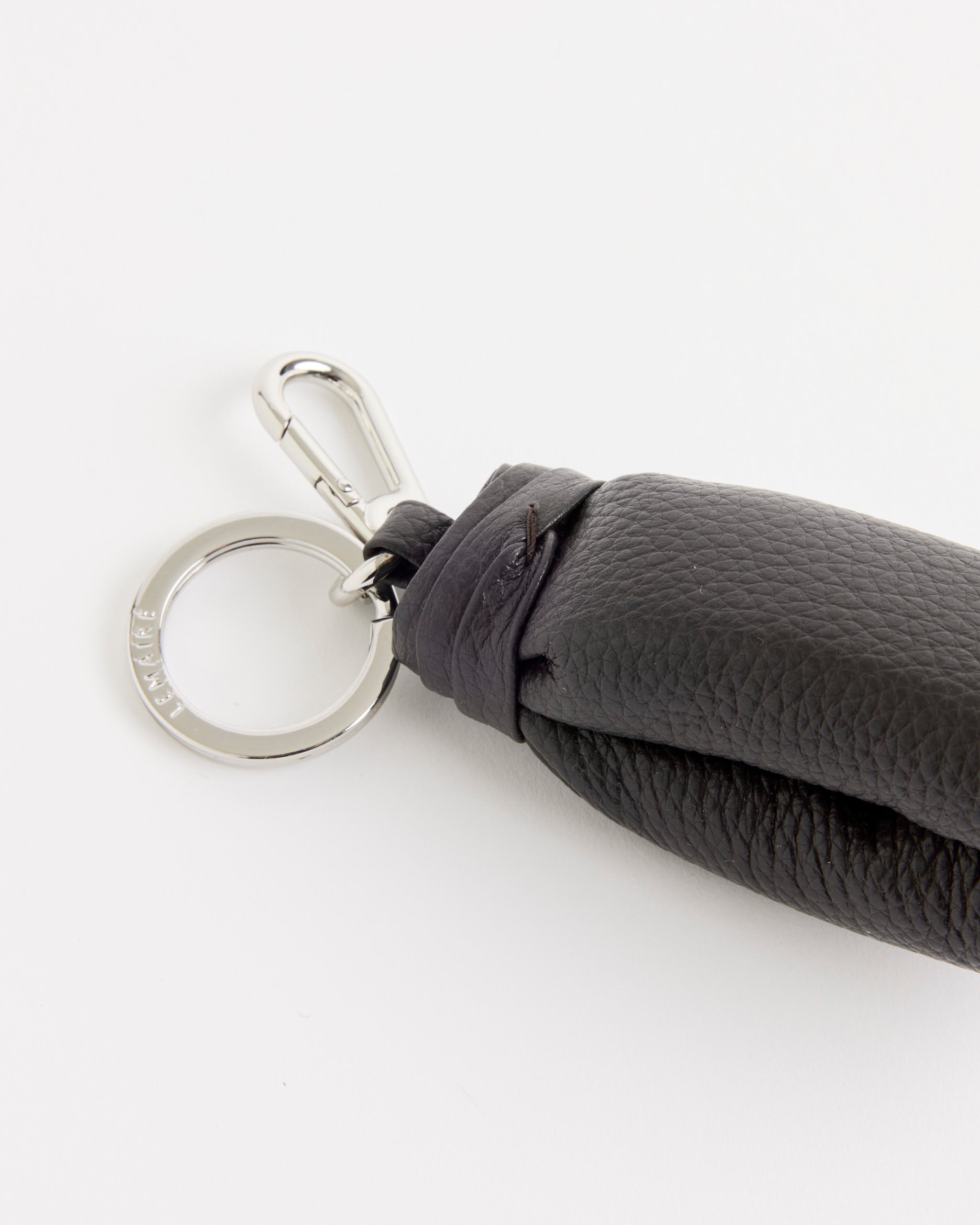 Wadded Key Ring Holder in Dark Chocolate