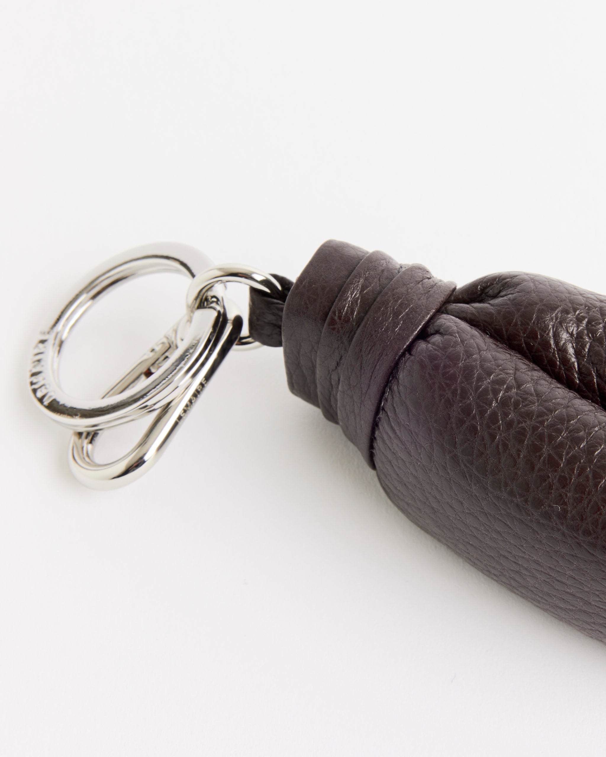 Wadded Key Ring Holder in Tiramisu