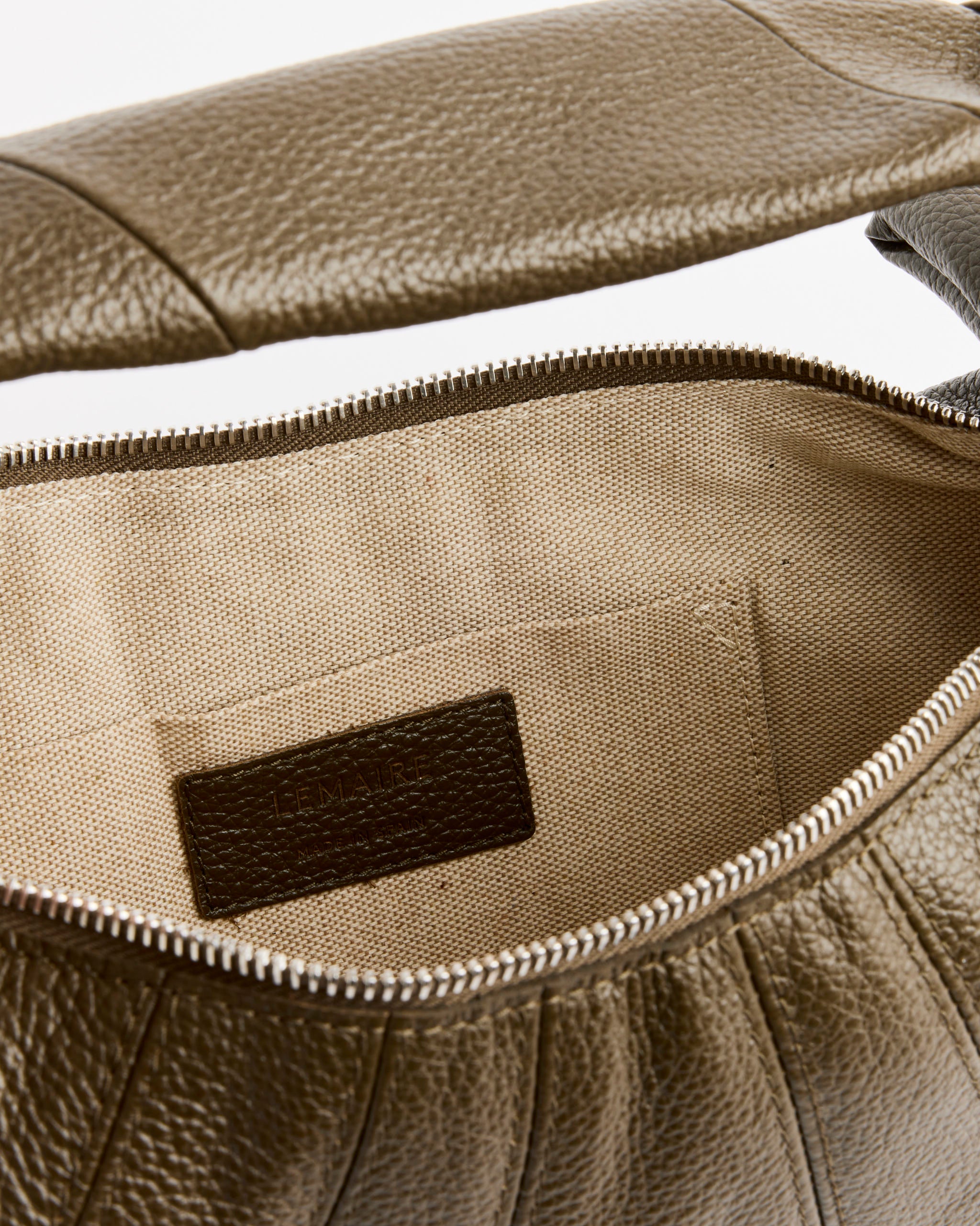 Lemaire Mini Fortune Croissant Bag - Dark Olive - OS - Default Title (279049)