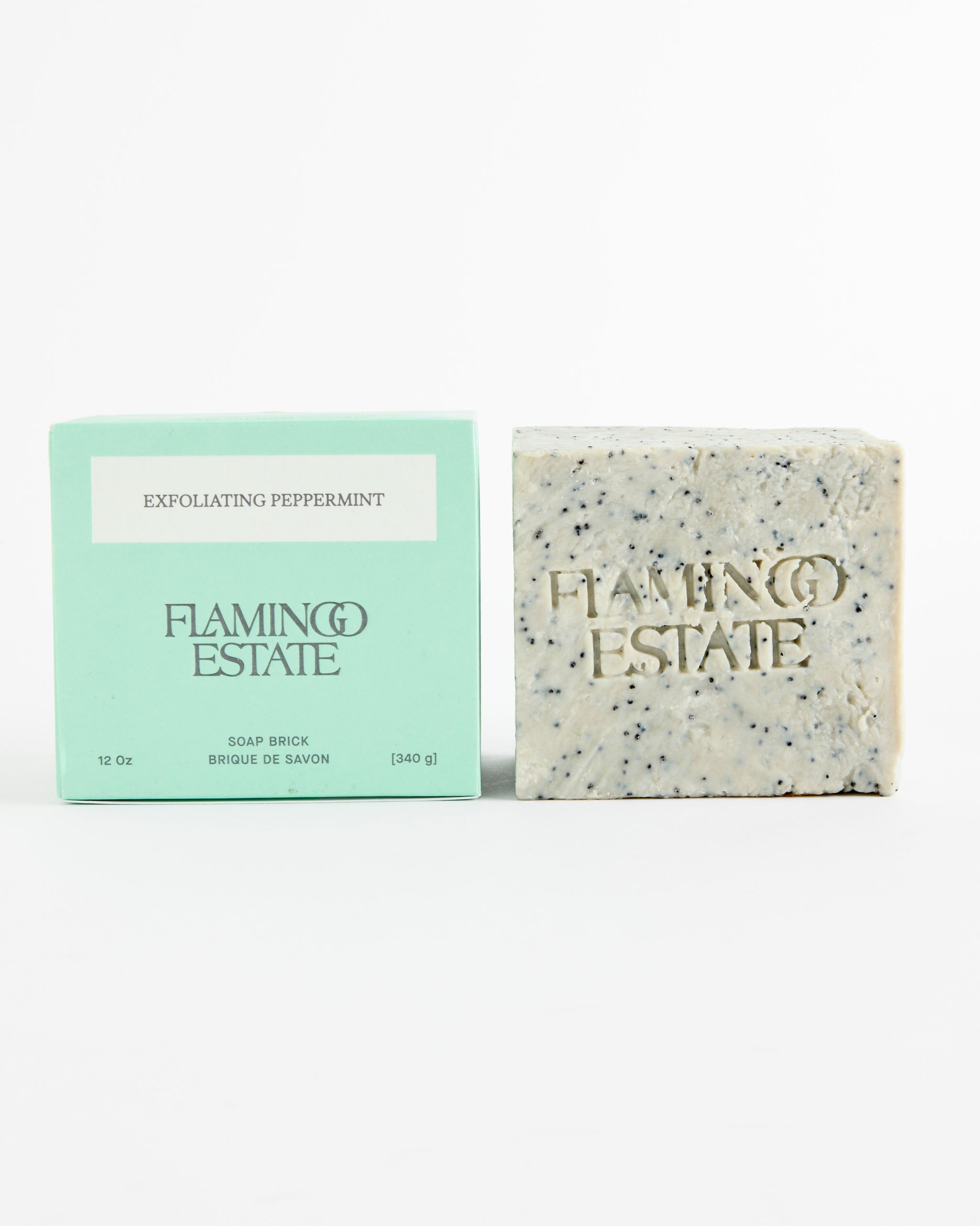 Flamingo Estate Exfoliating Peppermint Bar Soap 12oz - Default Title (279315)