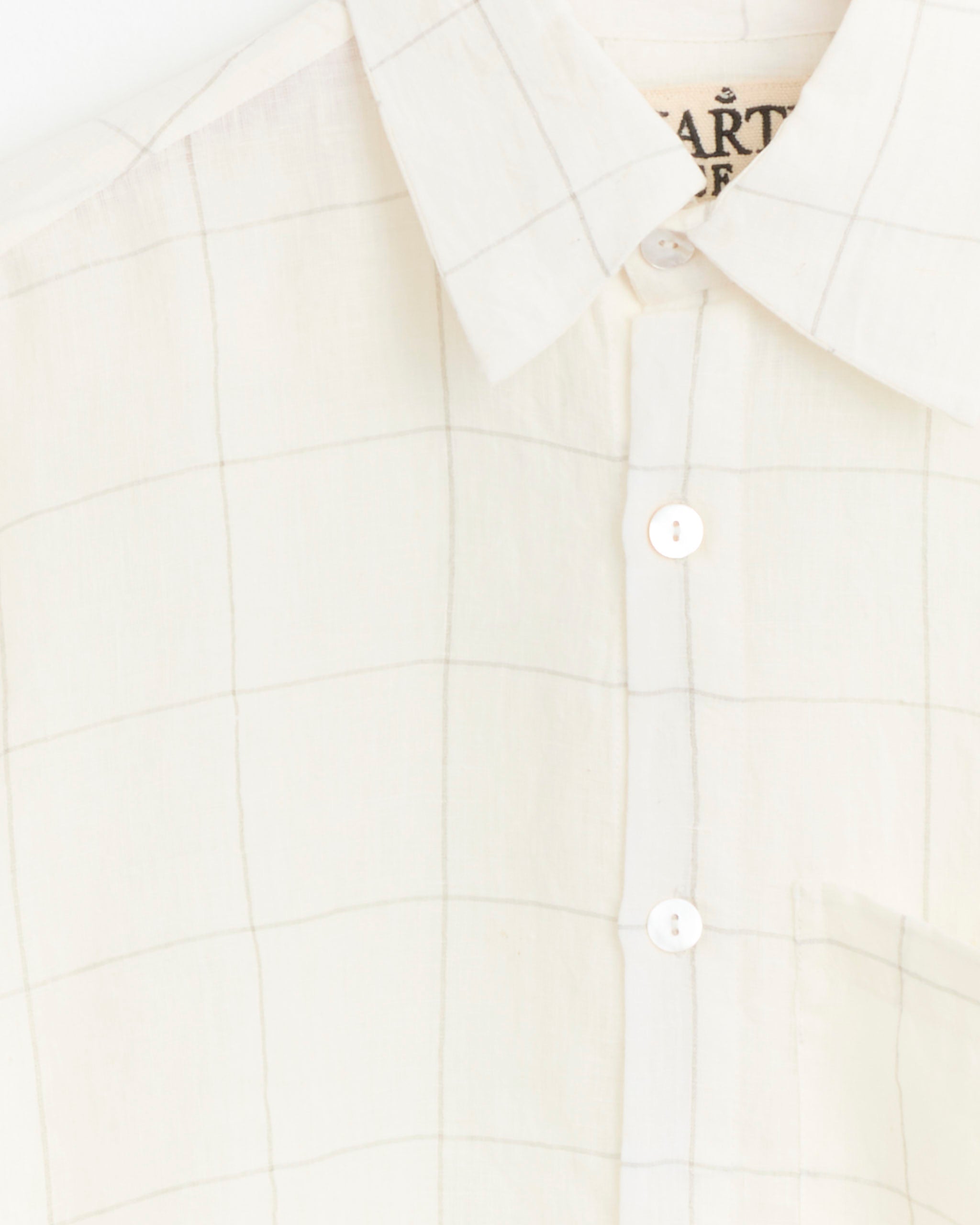 ecru dress shirt Pataudi Shirt in Ecru/Silver Zari